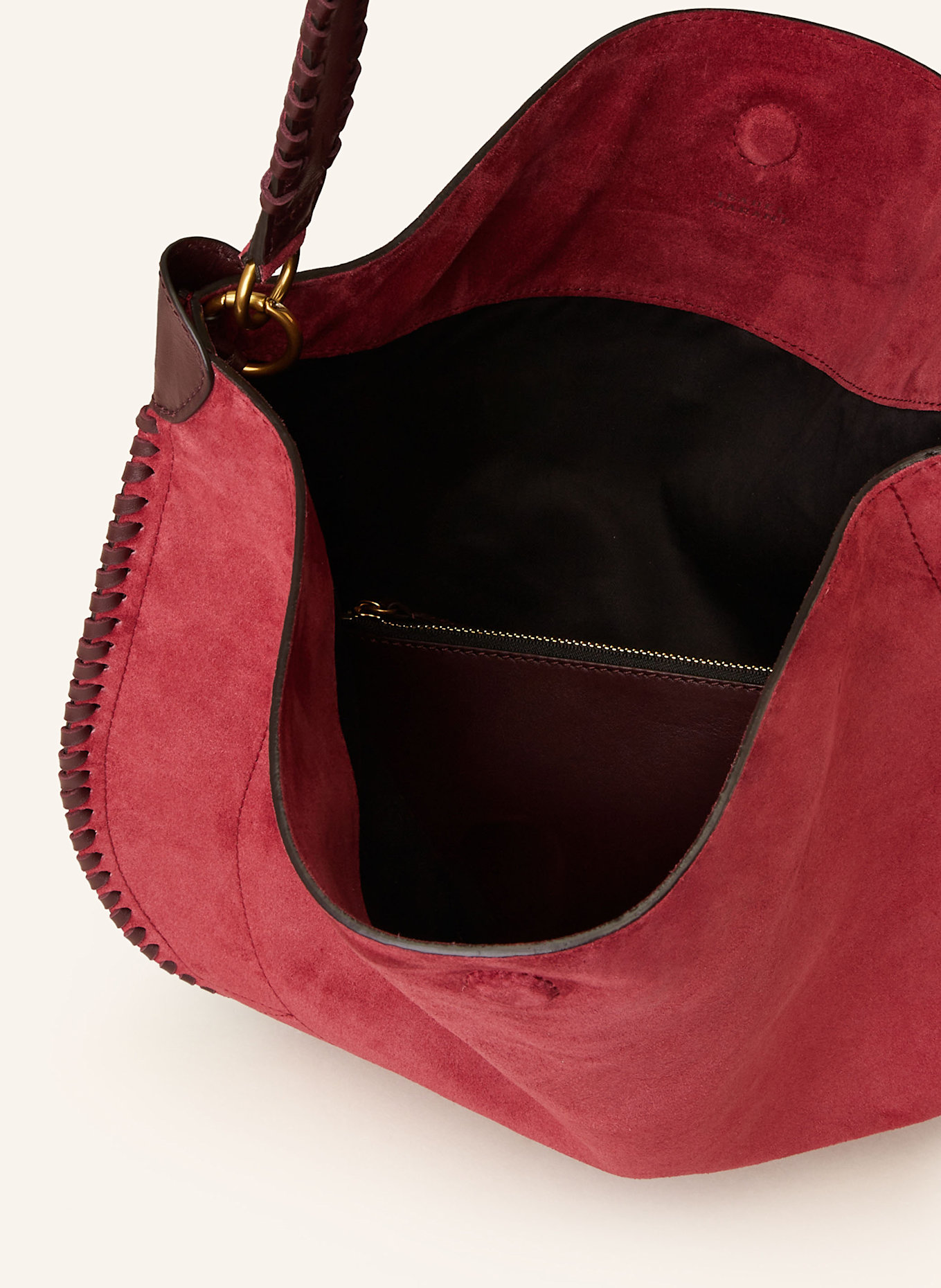 ISABEL MARANT Hobo-Bag OSKAN: HELLROT
