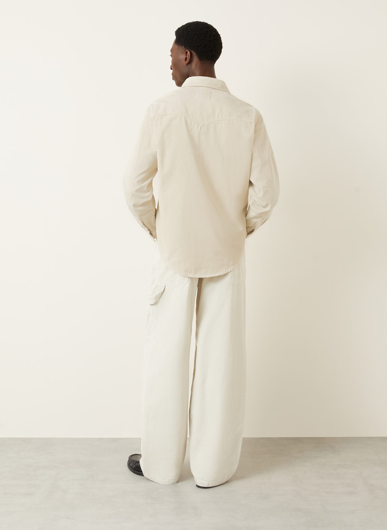 ISABEL MARANT Cordhemd VASCO Comfort Fit: ECRU