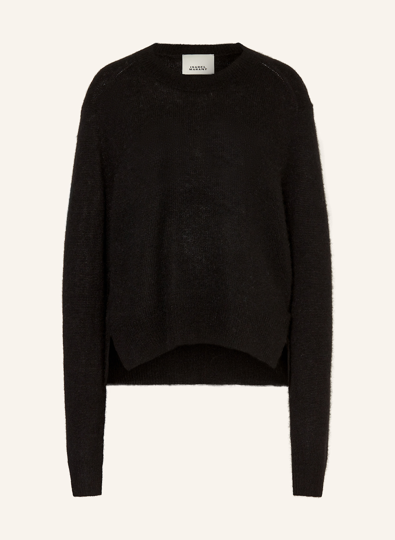 ISABEL MARANT Pullover LYLIA mit Seide und Alpaka: SCHWARZ