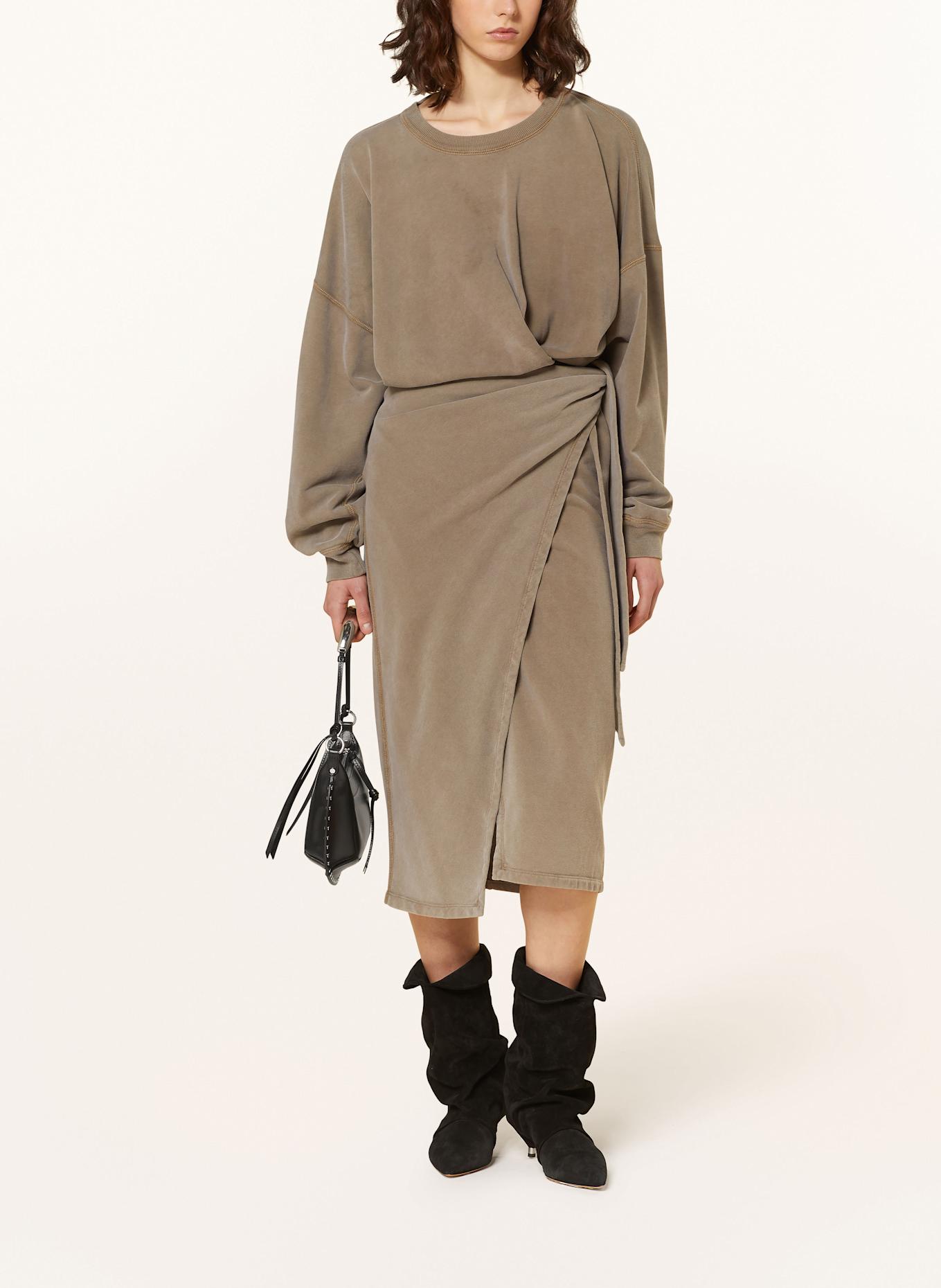 MARANT ÉTOILE Sweatkleid SANDRINA: KHAKI
