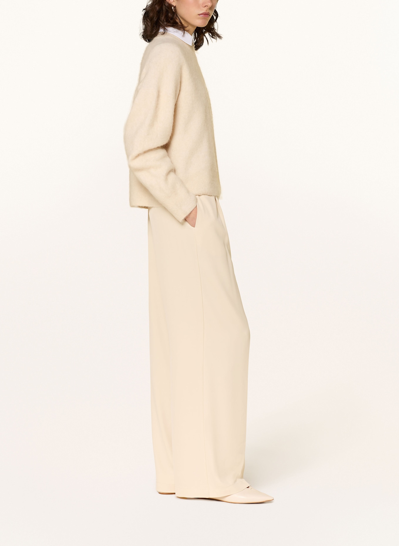 SEM PER LEI Marlenehose: CREME