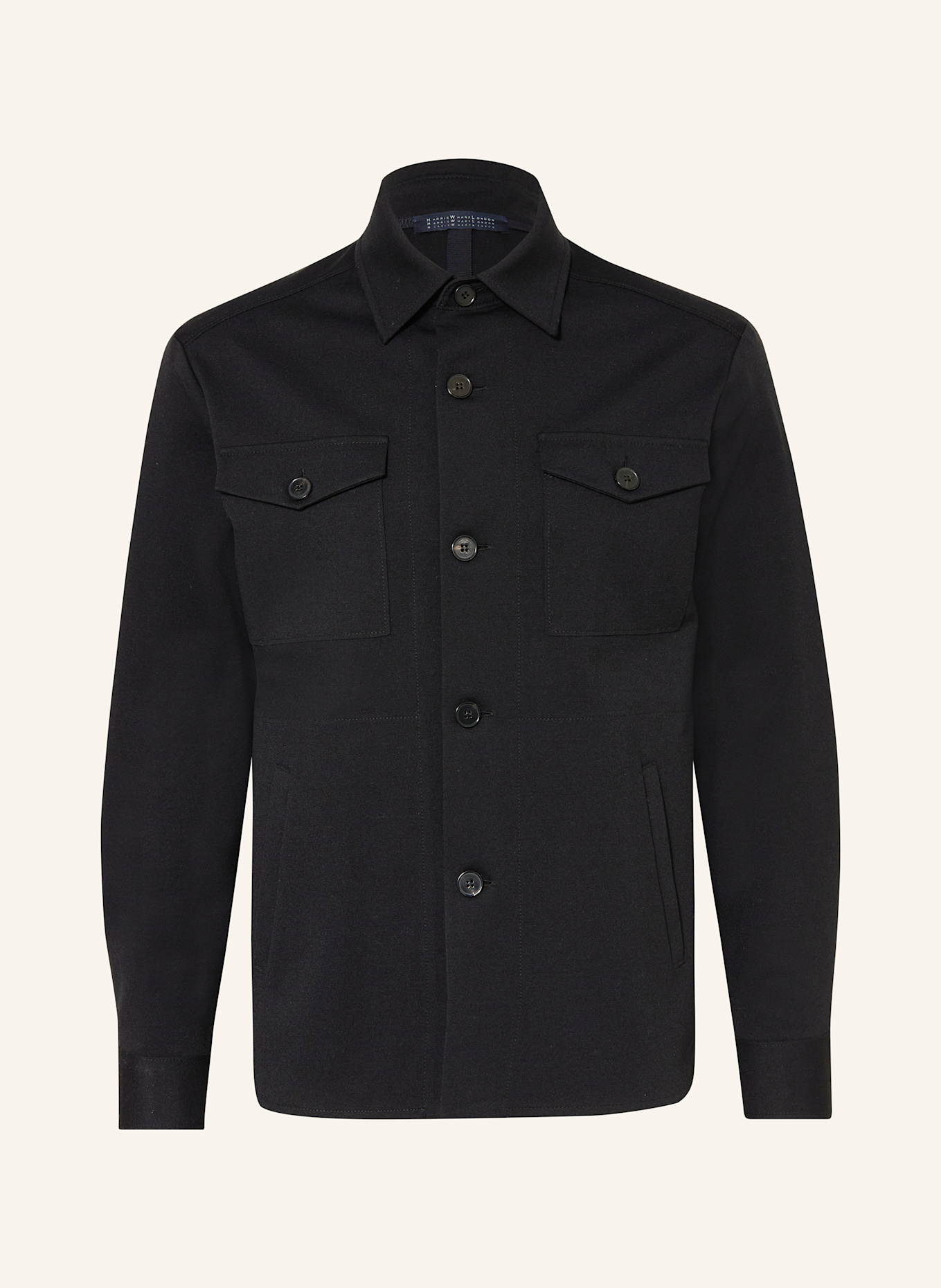 HARRIS WHARF LONDON Overjacket: SCHWARZ