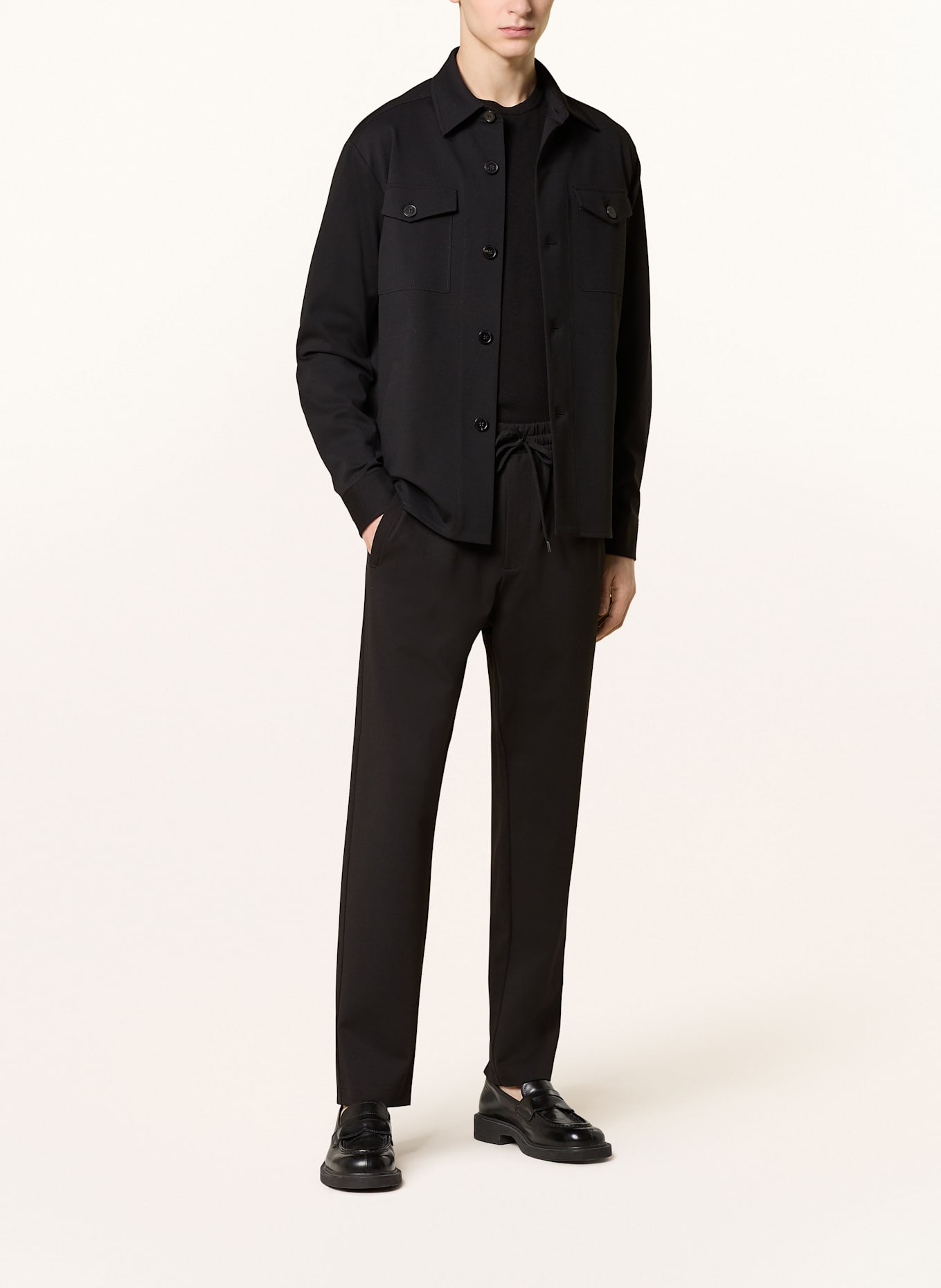 HARRIS WHARF LONDON Overjacket: SCHWARZ