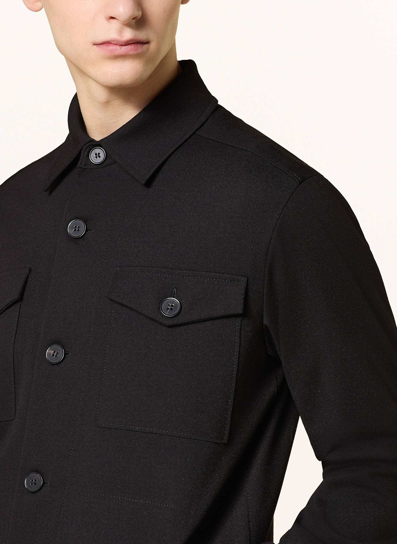 HARRIS WHARF LONDON Overjacket: SCHWARZ
