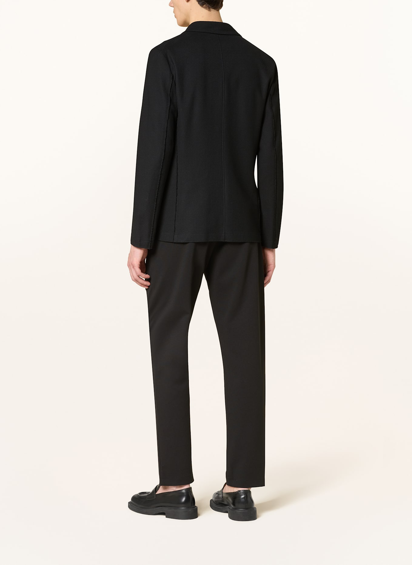 HARRIS WHARF LONDON Marynarka LORO slim fit: CZARNY