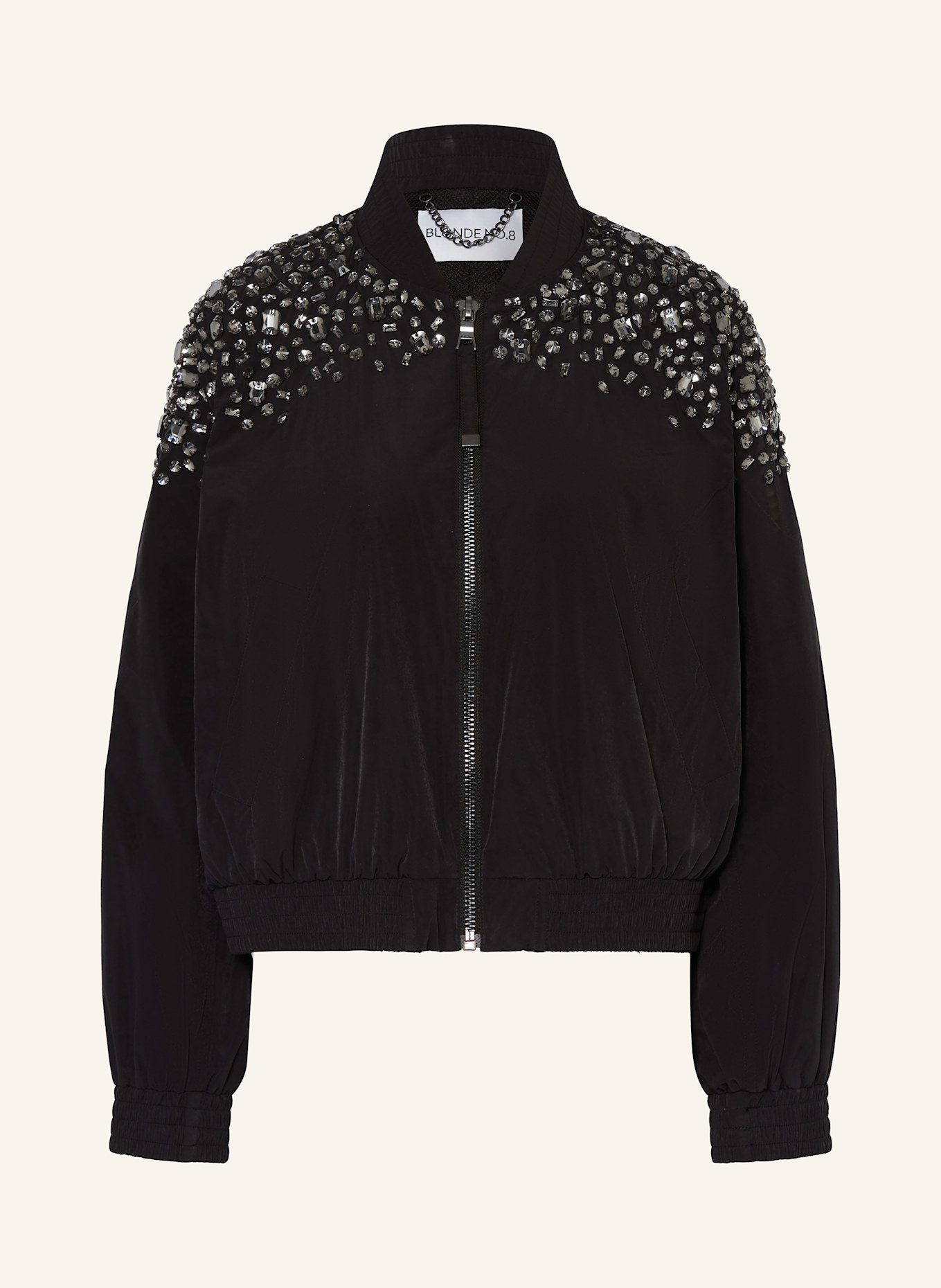 BLONDE Blouson LEX mit Schmucksteinen in schwarz