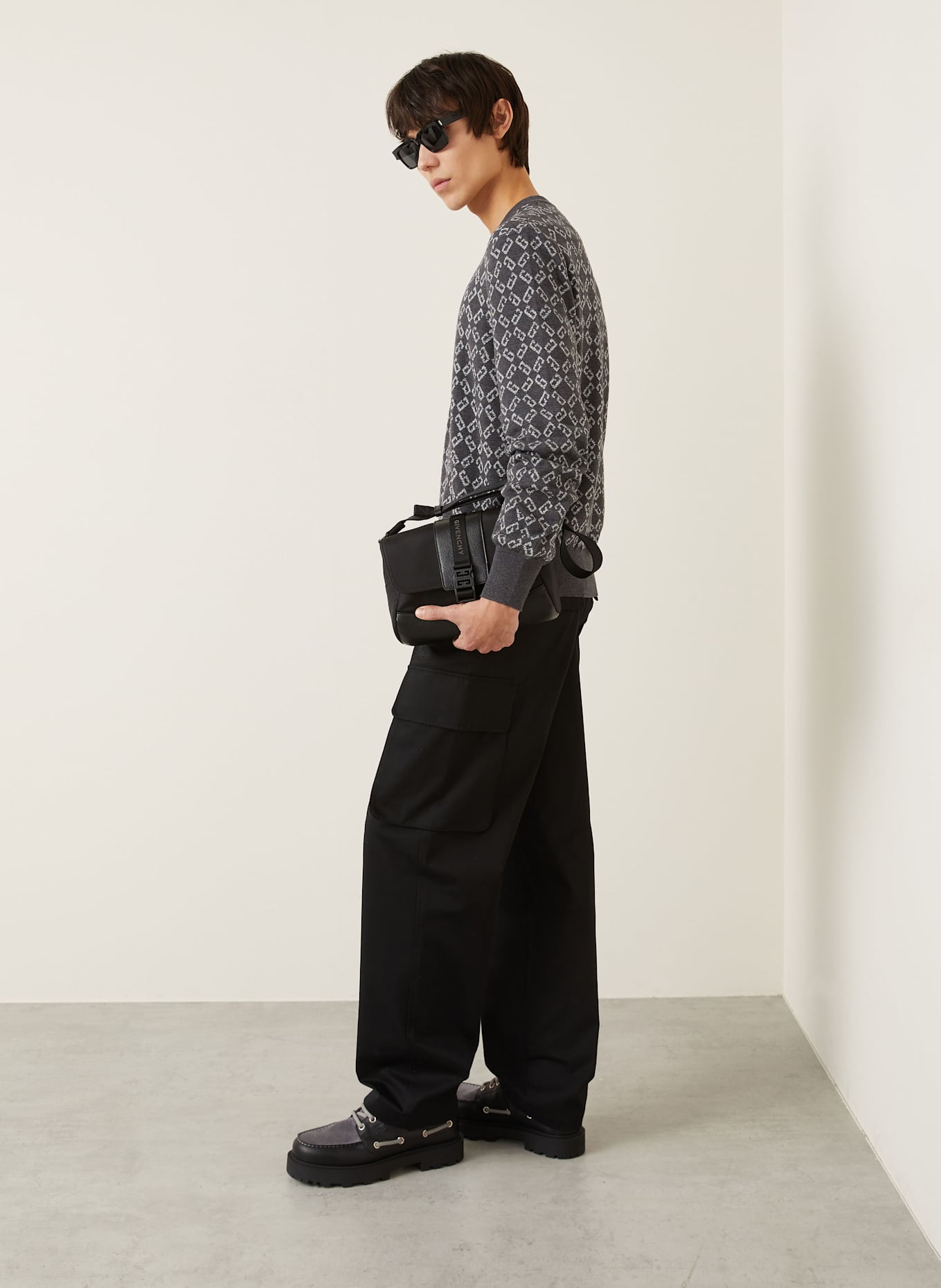 GIVENCHY Cargohose Regular Fit: SCHWARZ