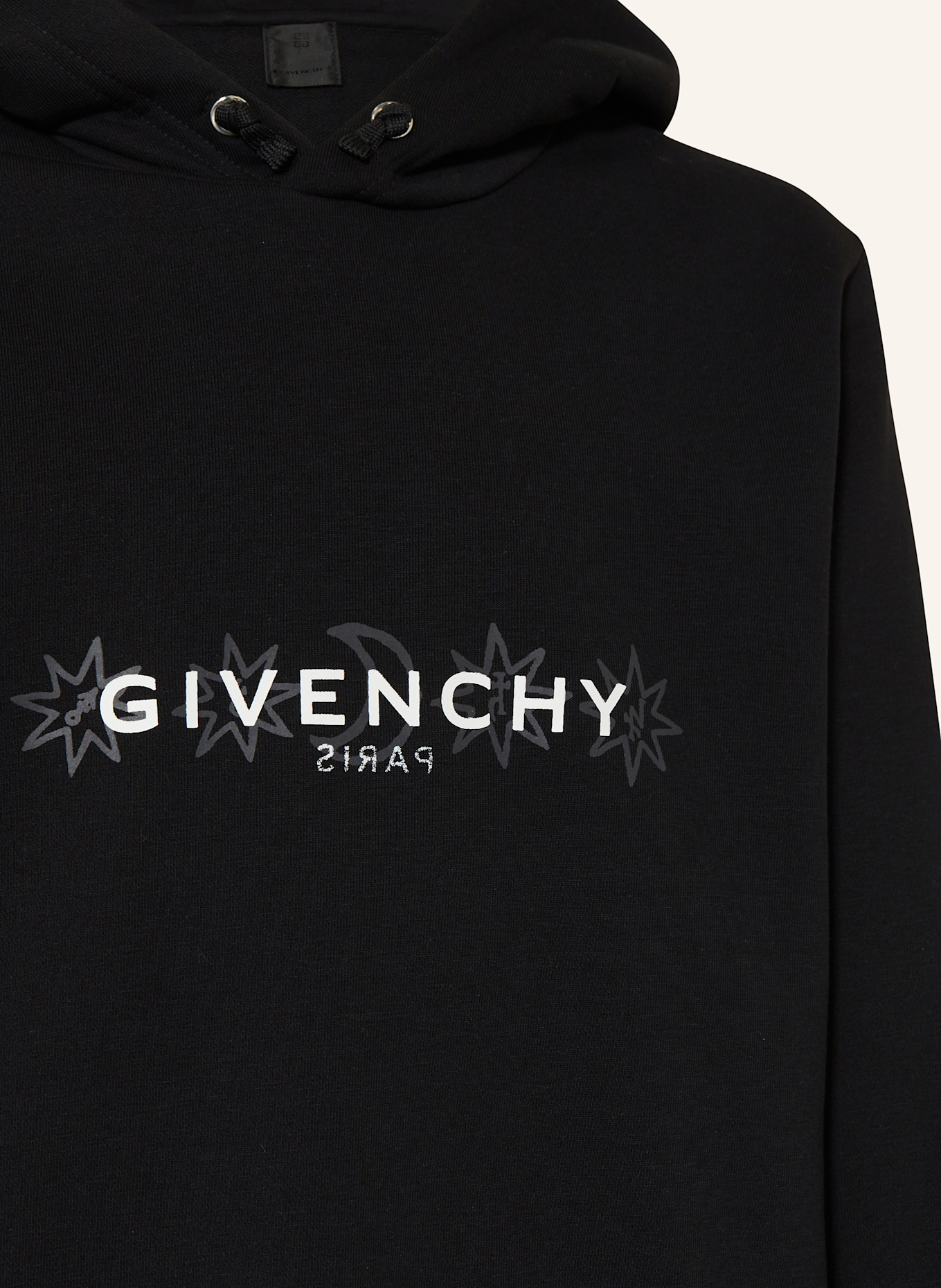 GIVENCHY Hoodie: SCHWARZ/ WEISS