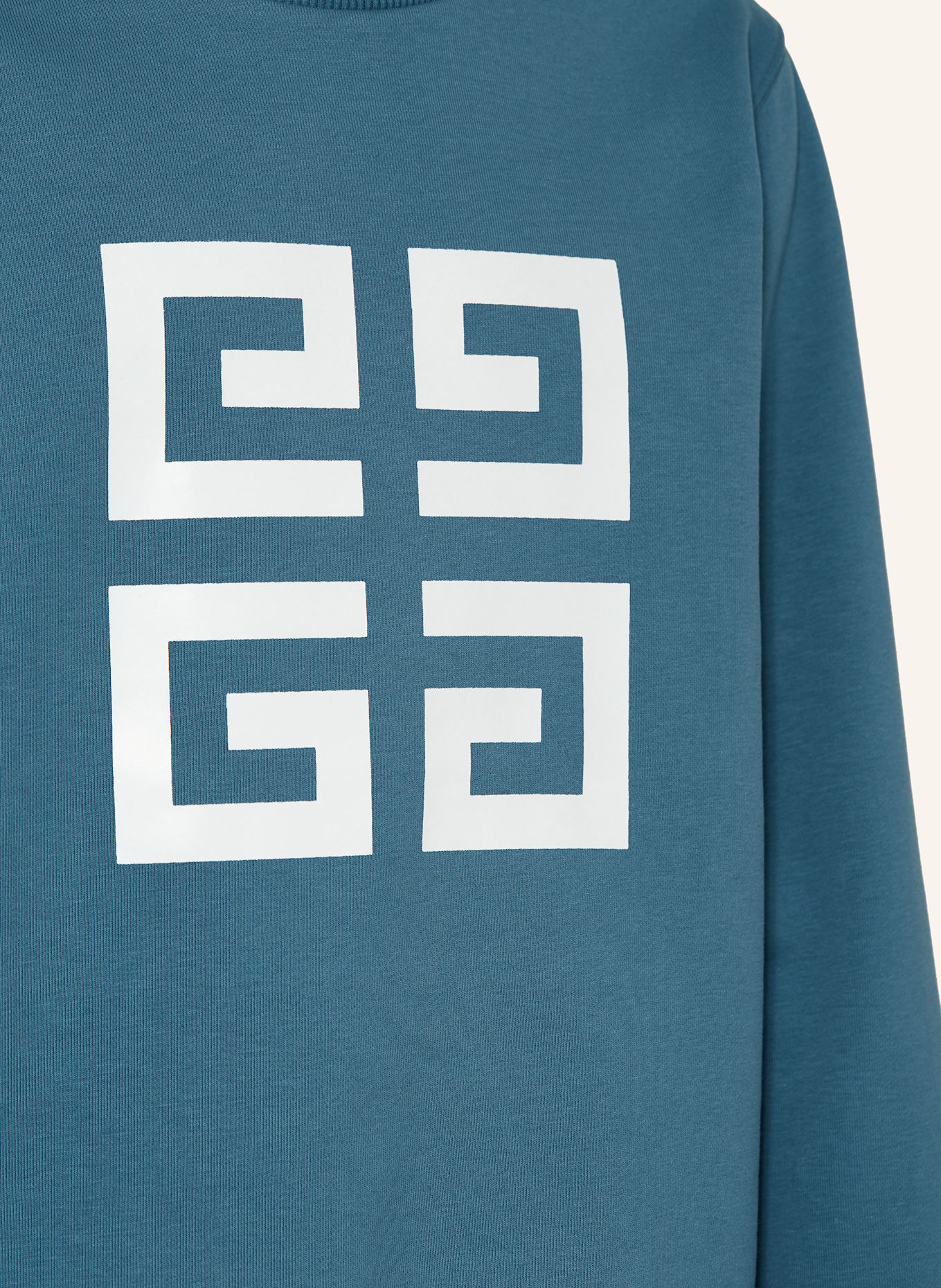 GIVENCHY Sweatshirt: BLAU/ WEISS
