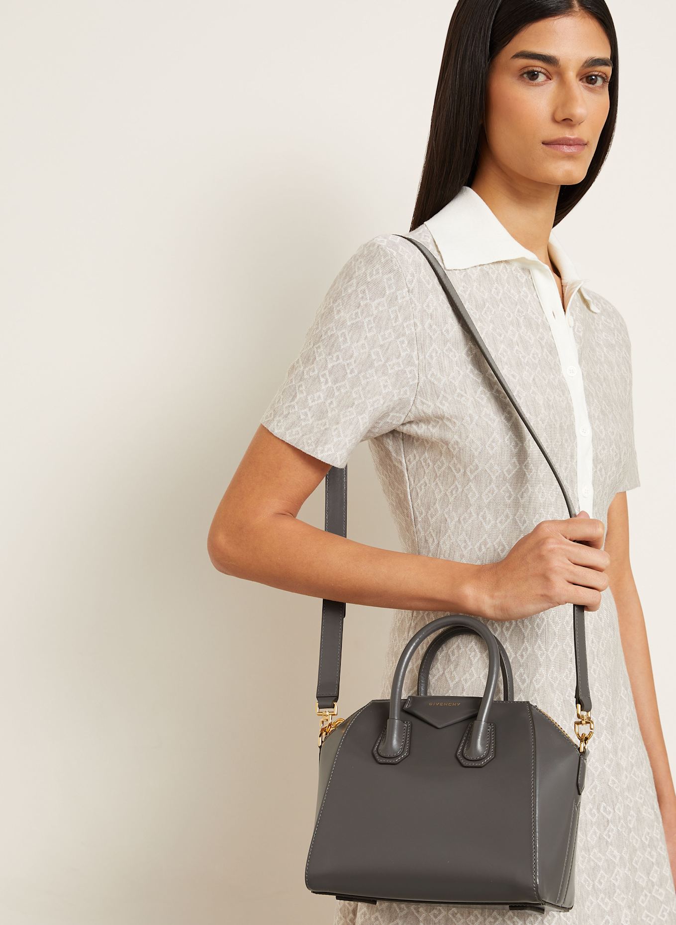 givenchy flats Handbag ANTIGONA MINI: GRAY