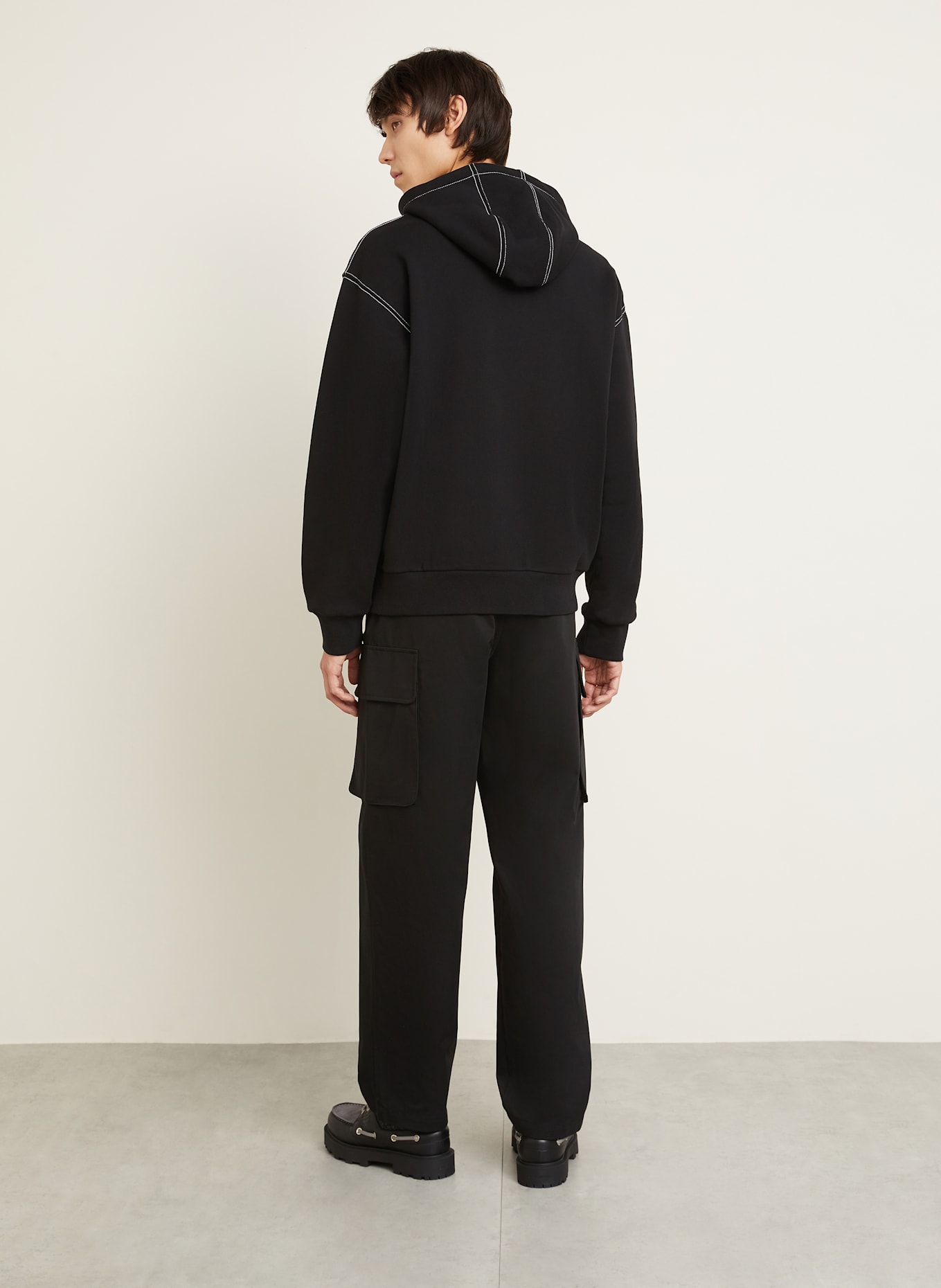 GIVENCHY Hoodie: SCHWARZ/ WEISS