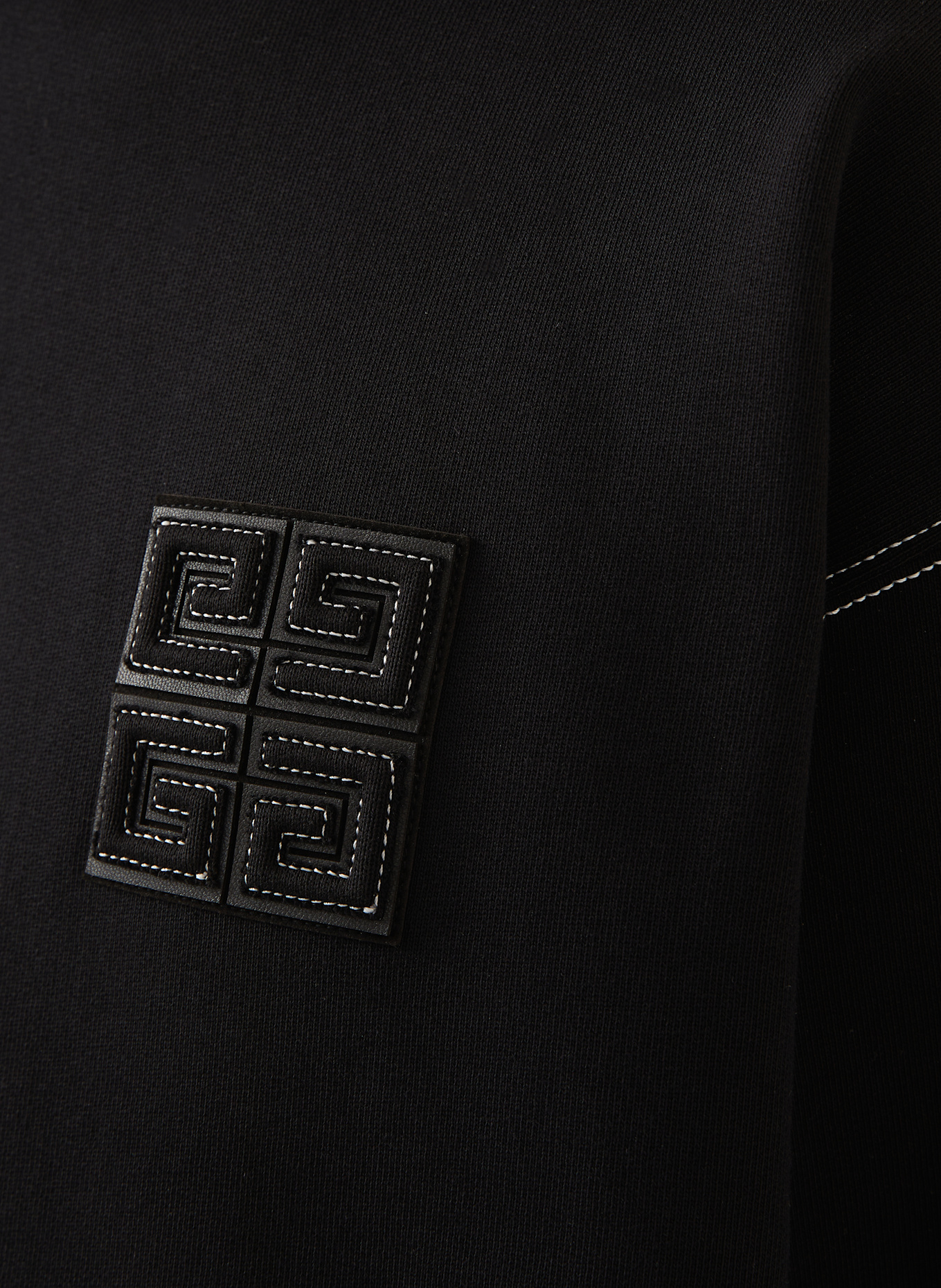 GIVENCHY Hoodie: SCHWARZ/ WEISS