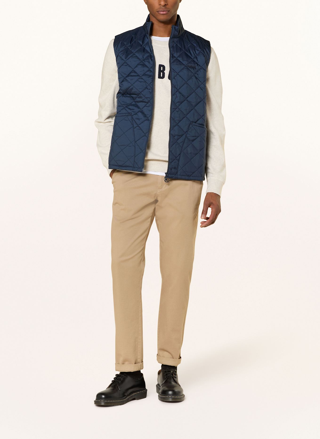 Barbour Steppweste MONTY: DUNKELBLAU