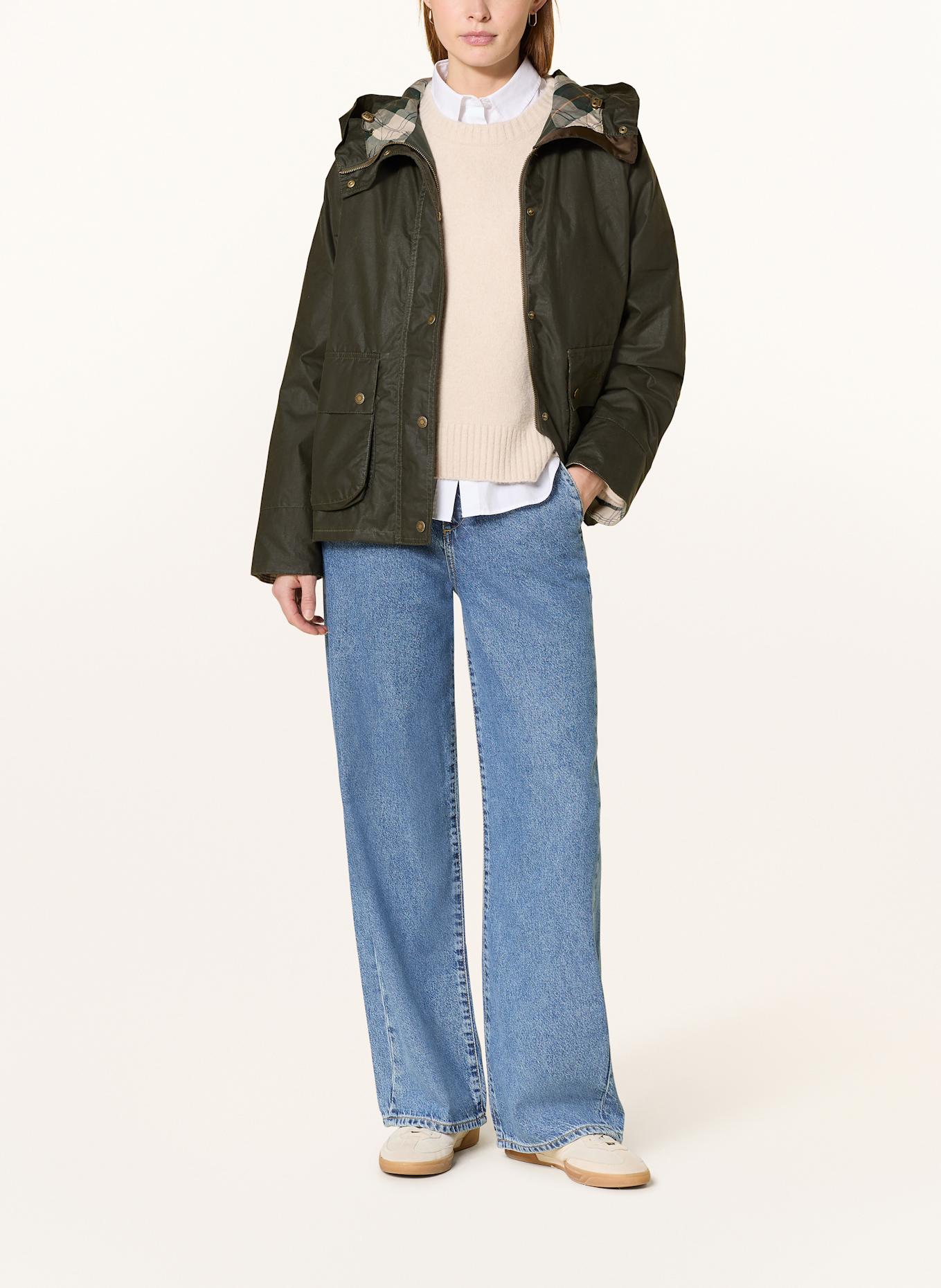 Barbour Fieldjacket HOLLIES WAX: OLIV