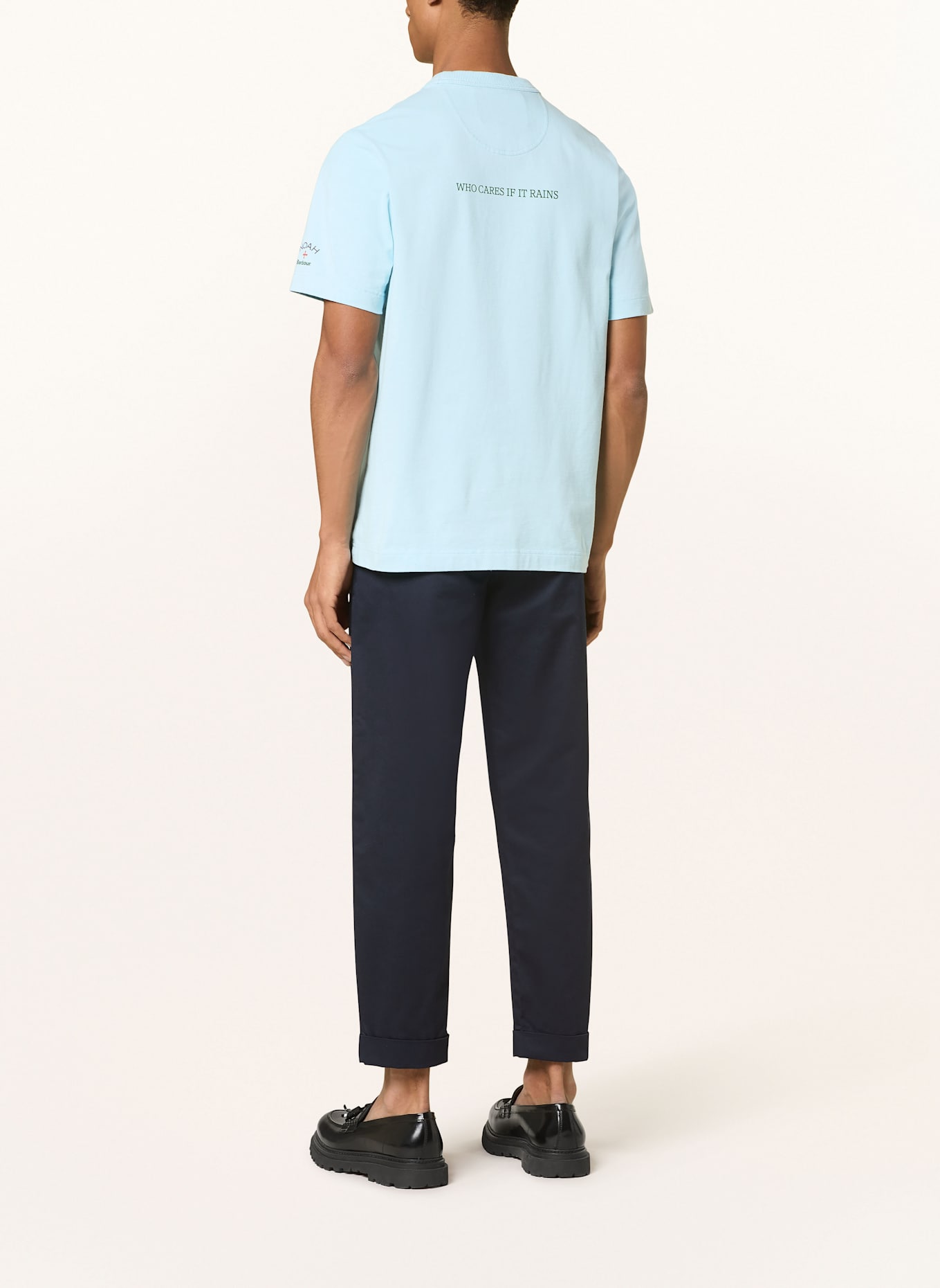 Barbour T-Shirt ARCHIVE SWAN: HELLBLAU