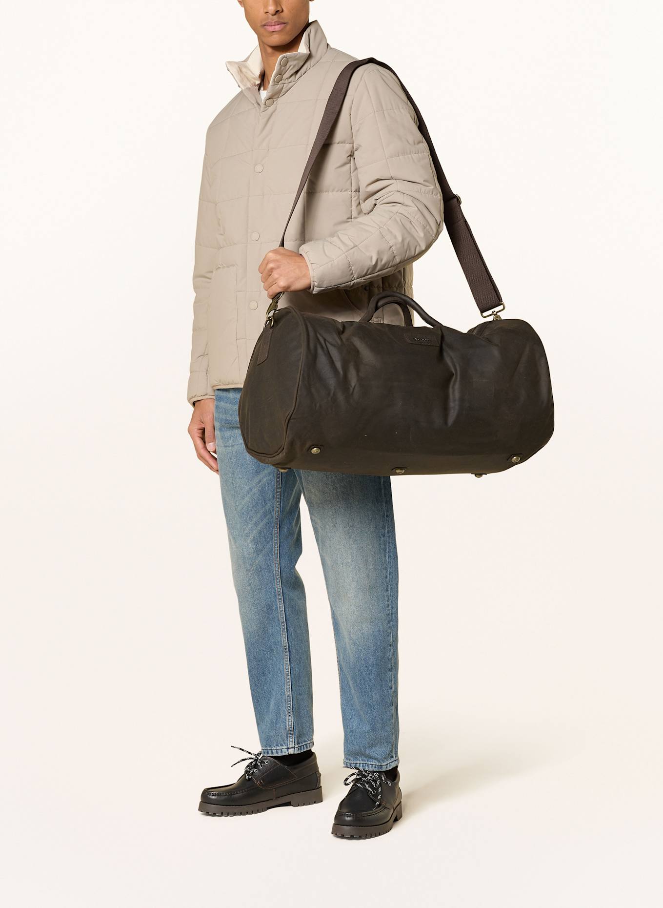 Barbour overnight bag sale