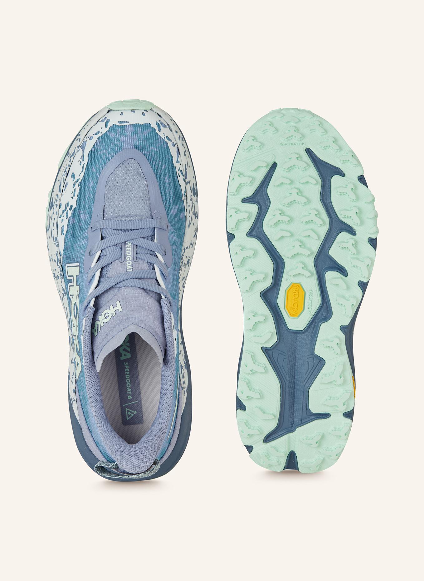 HOKA Trailrunning-Schuhe SPEEDGOAT 6: HELLLILA / PETROL