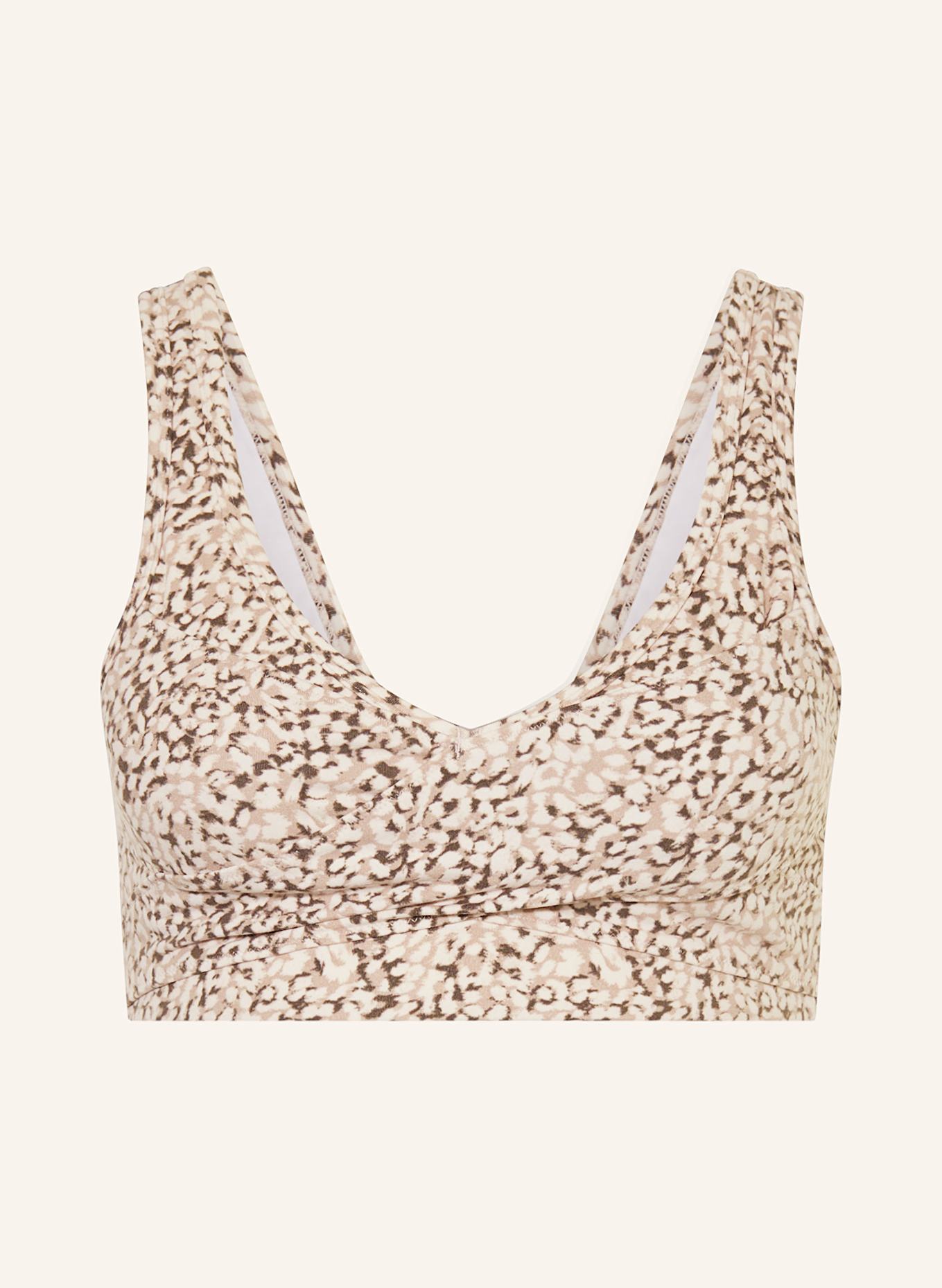 VARLEY Sport-BH LET'S MOVE KELLAM: WEISS / BEIGE / DUNKELGRAU