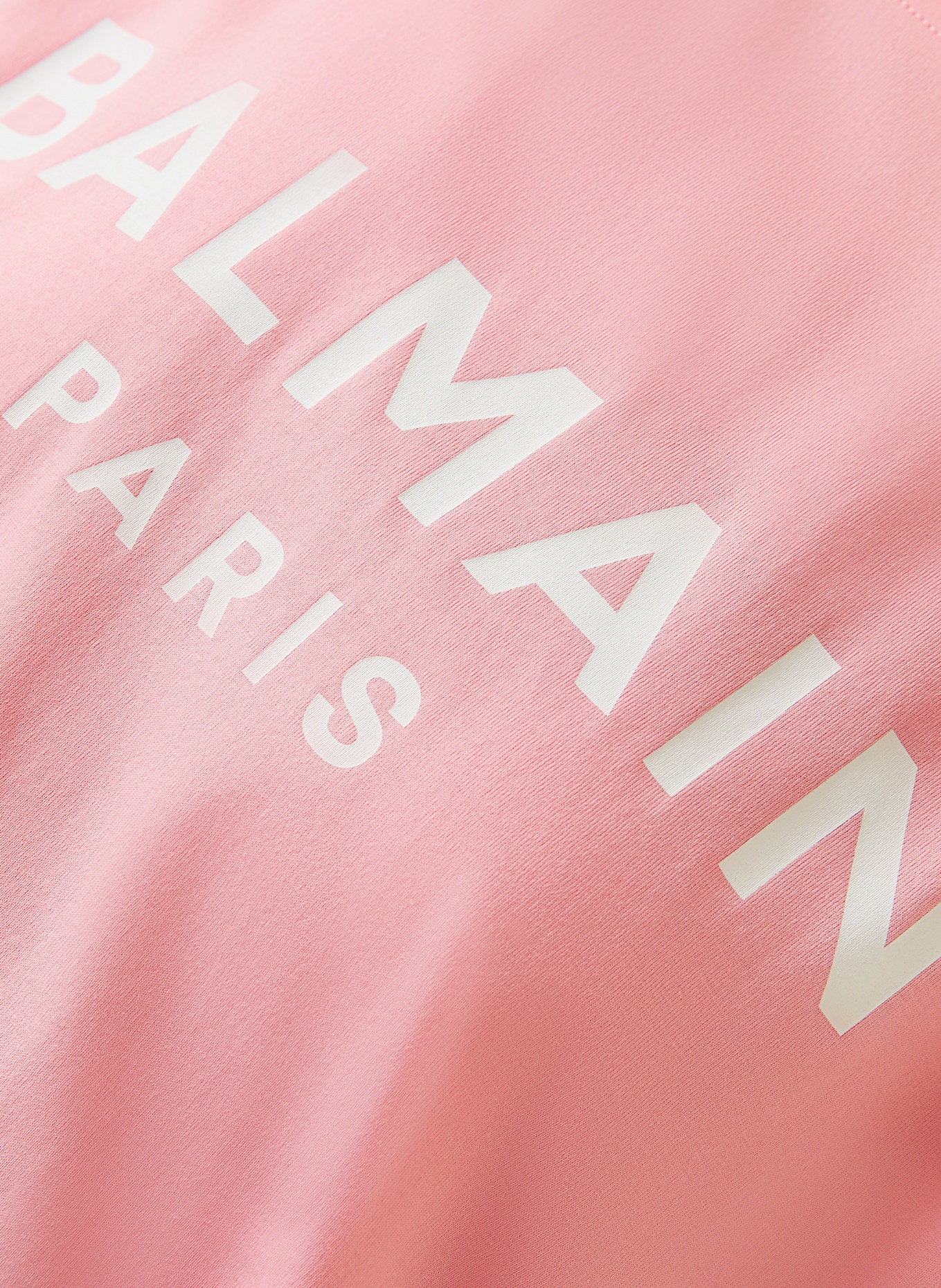 BALMAIN Top: PINK / WHITE