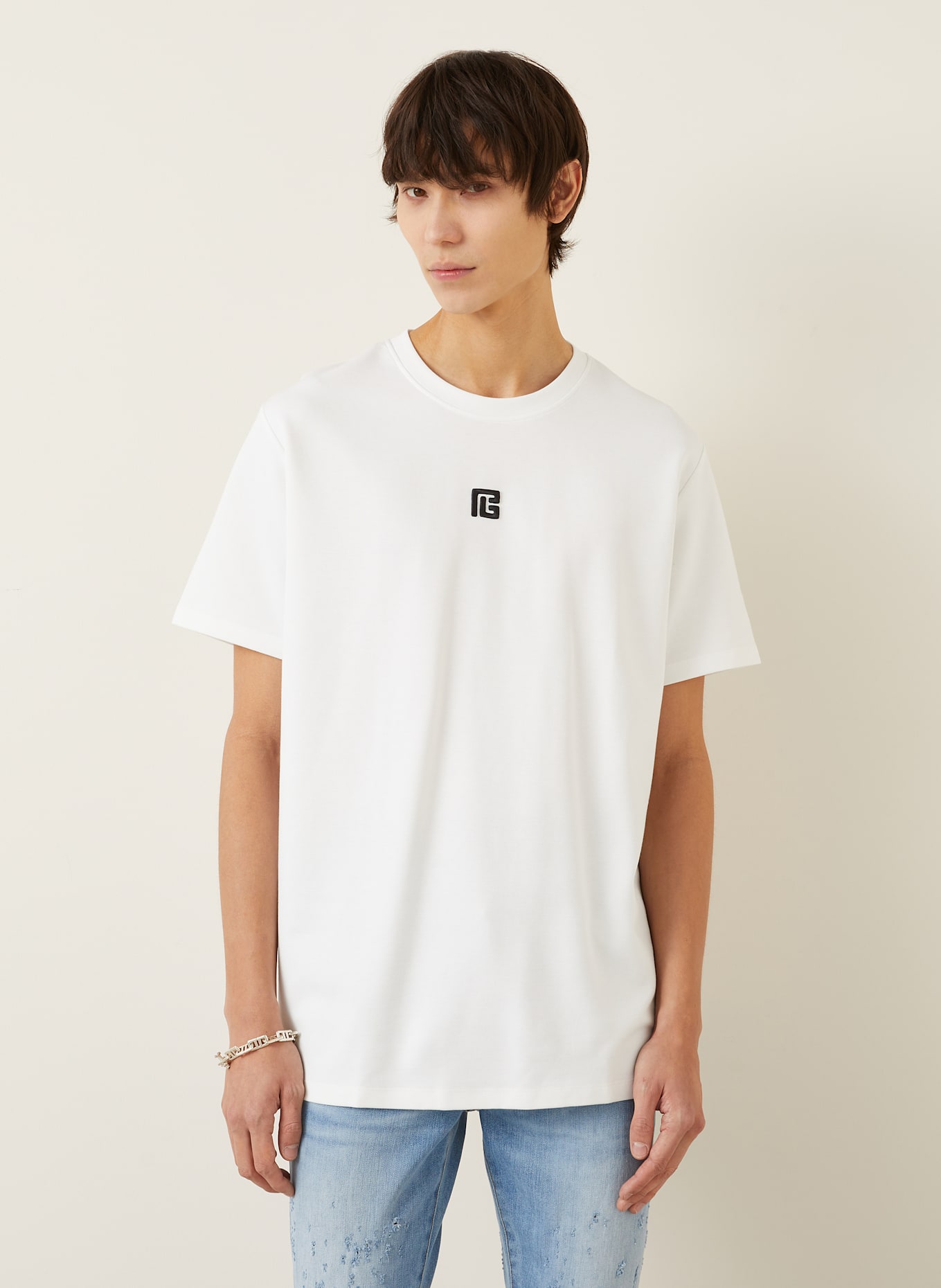 BALMAIN T-Shirt: WEISS