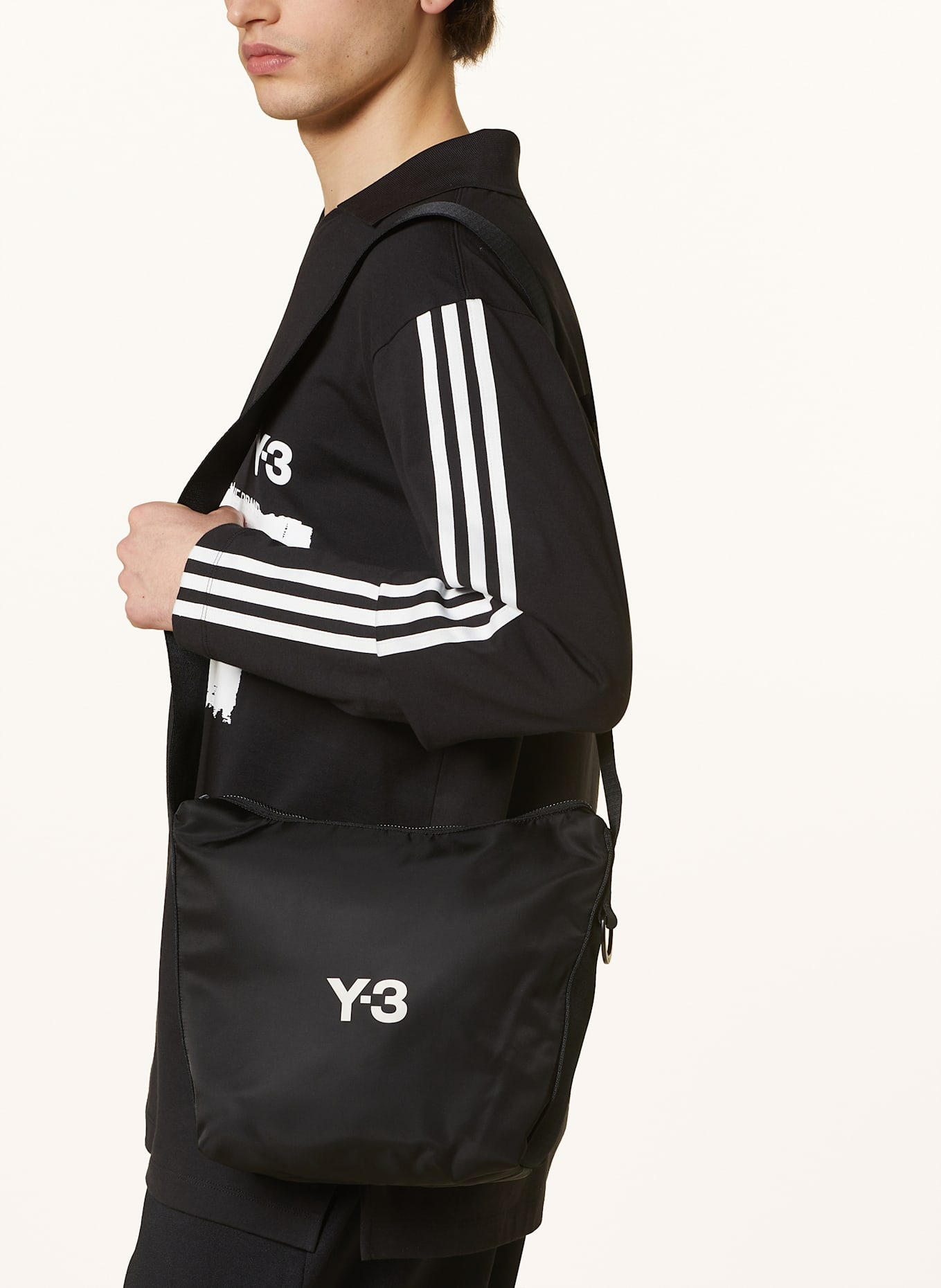 Y-3 Crossbody bag: BLACK / WHITE