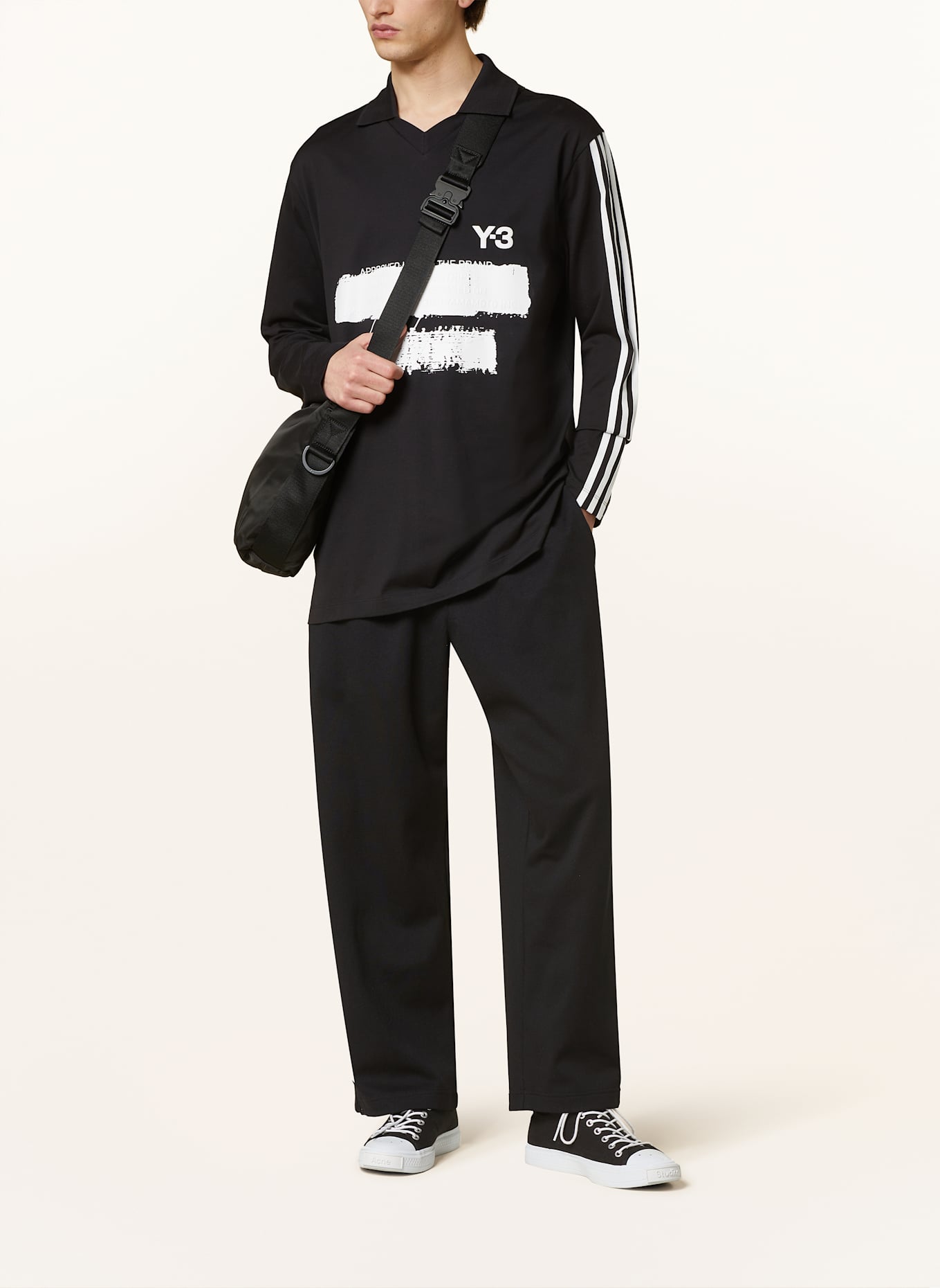 Y-3 Crossbody bag: BLACK / WHITE