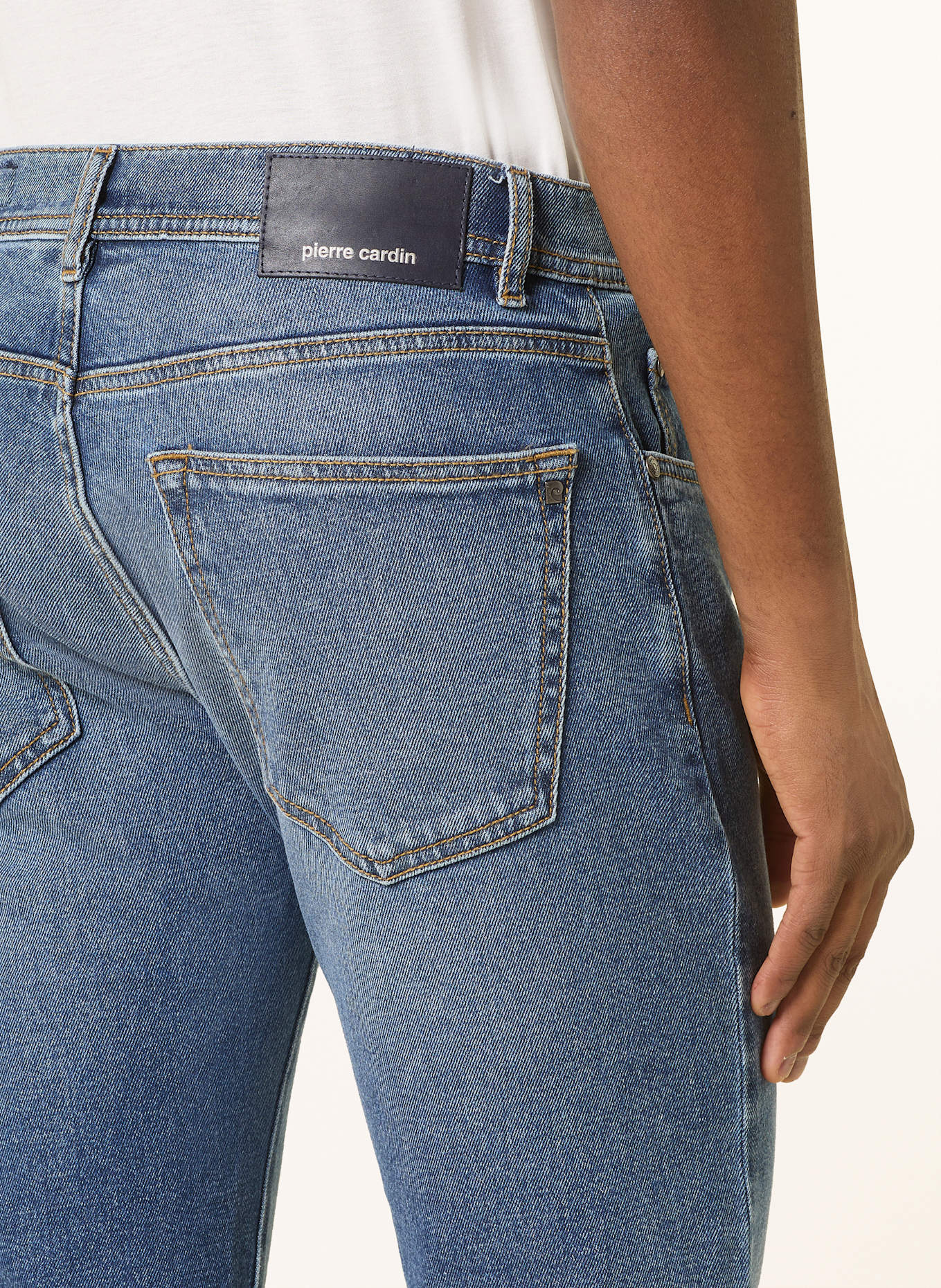 pierre cardin Jeans PC-LAVAL Regular Fit: 6845 light blue used whisker