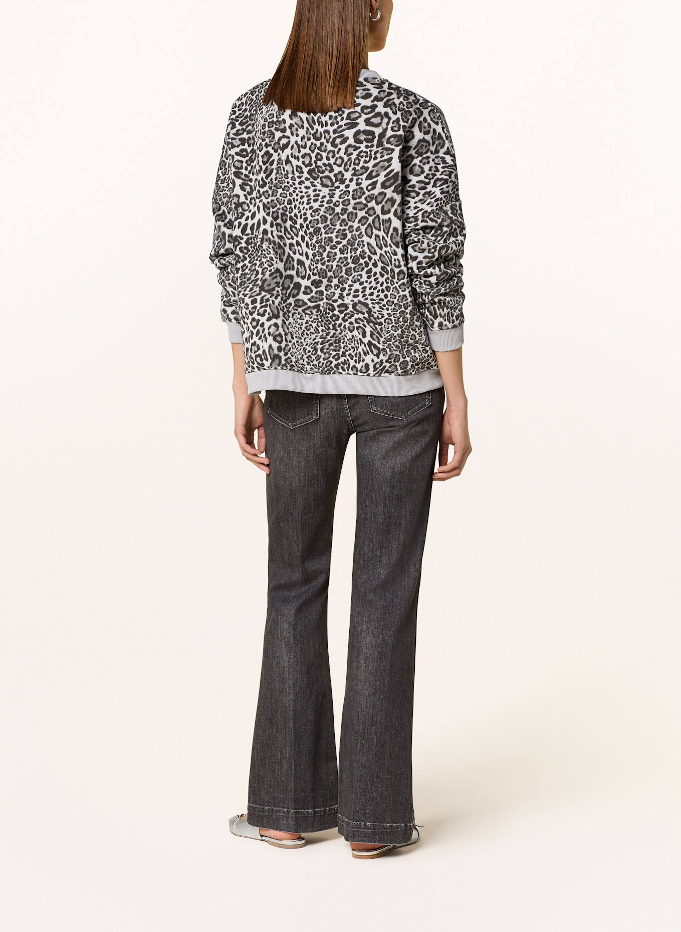 miss goodlife Sweatshirt: GRAU / NEONPINK / HELLGRAU