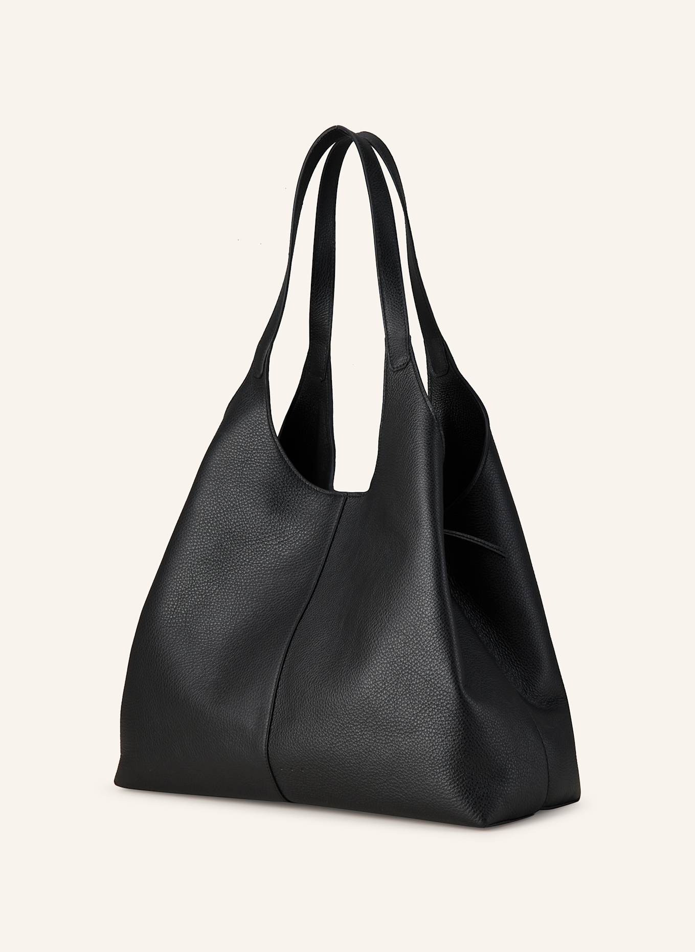 AESTHER EKME Shopper CABAS SUPPLE XL: ČERNÁ