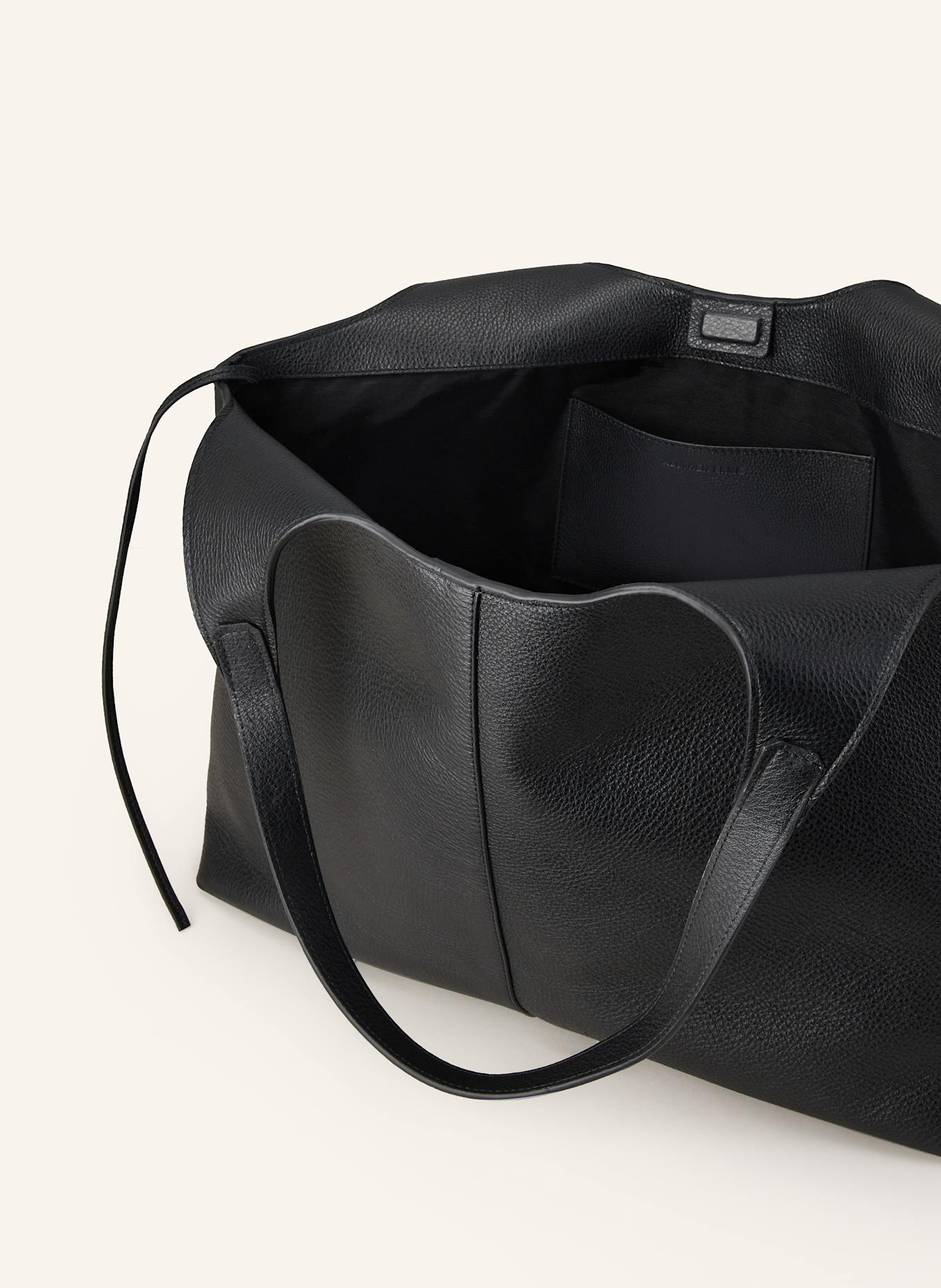 AESTHER EKME Shopper CABAS SUPPLE XL: ČERNÁ