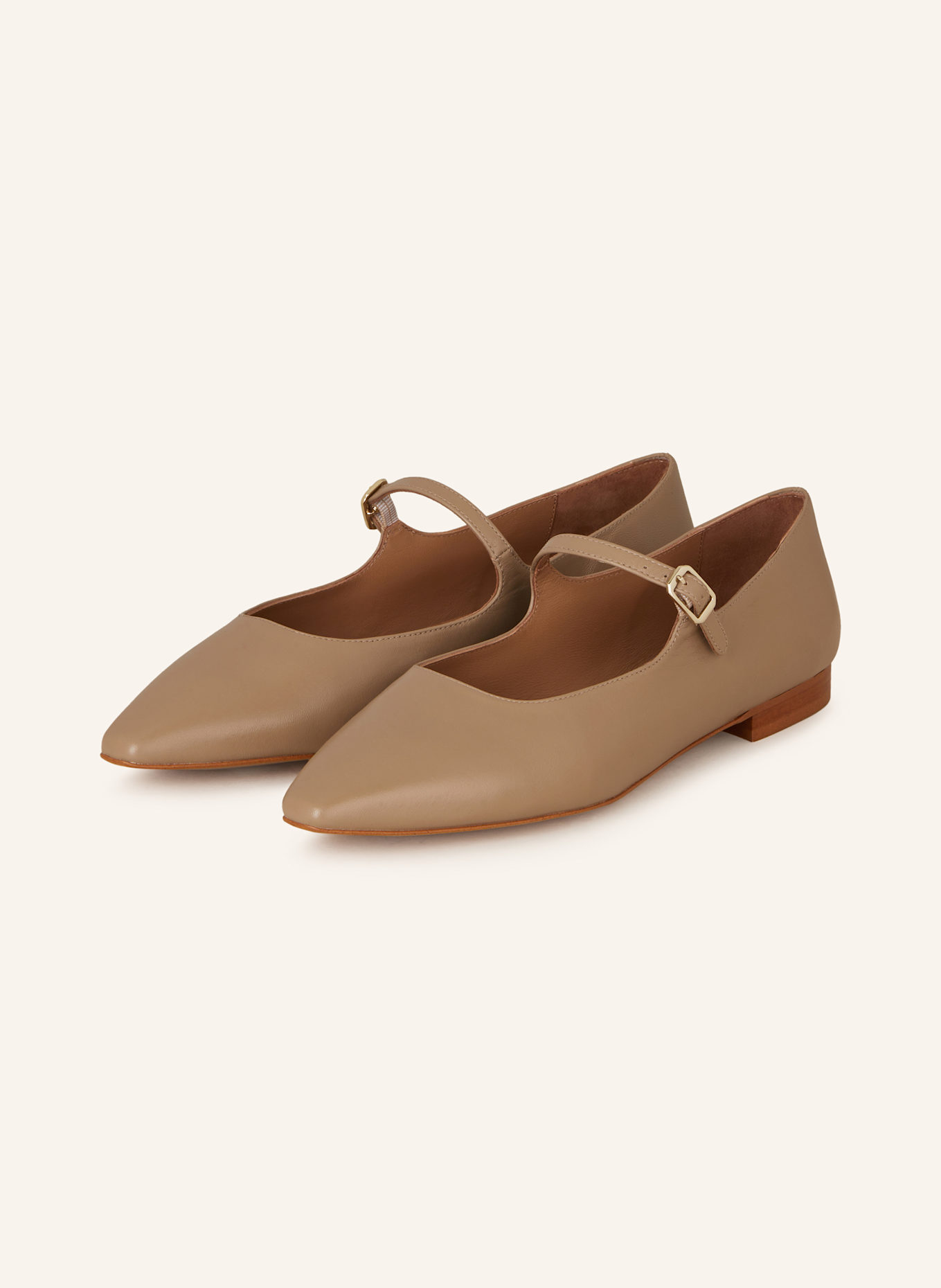 Flattered Mary Jane ballets flats CAMILA: CAMEL