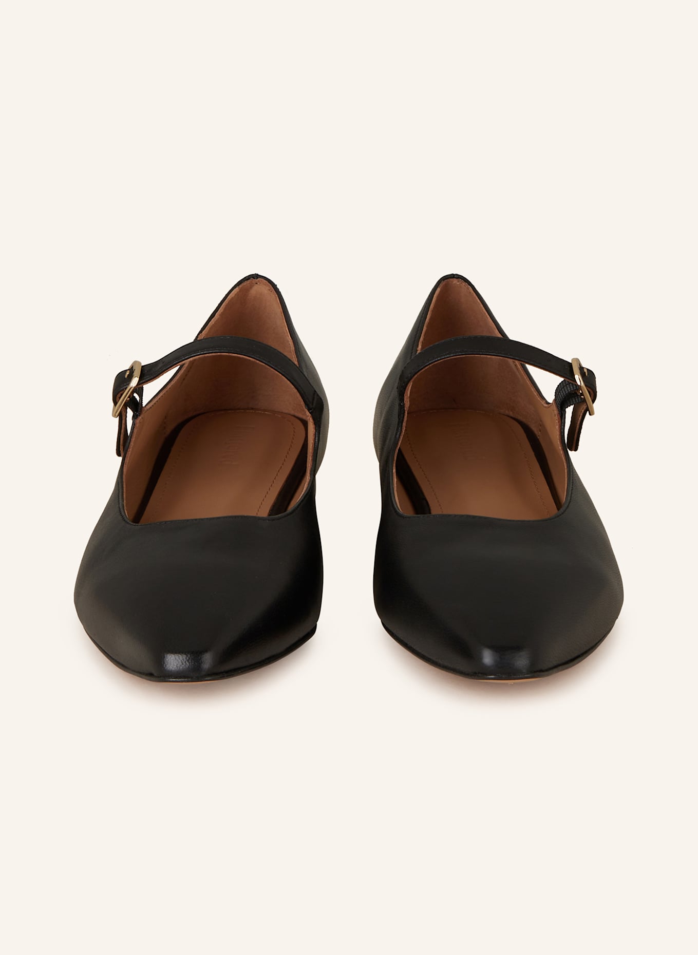 Flattered Baleriny Mary Jane CAMILA: CZARNY