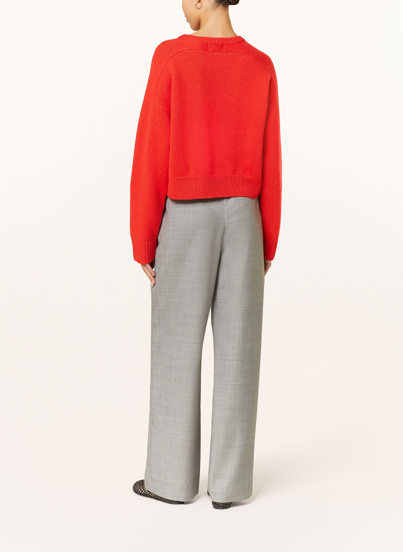 LOULOU STUDIO Oversized-Pullover BRUZZI: ROT (Bild 3)