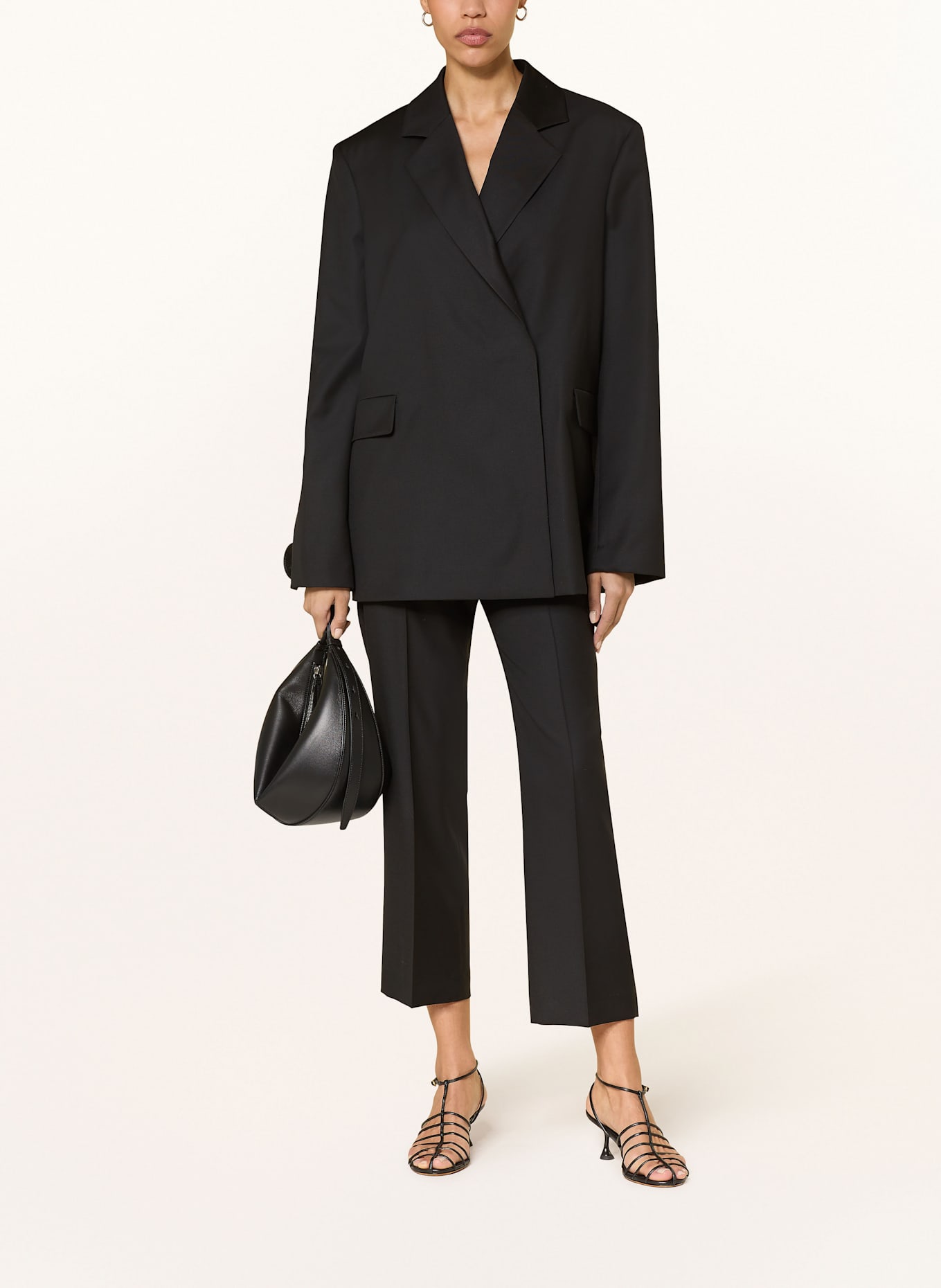 LOULOU DE SAISON Marlenehose TAKAROA: SCHWARZ