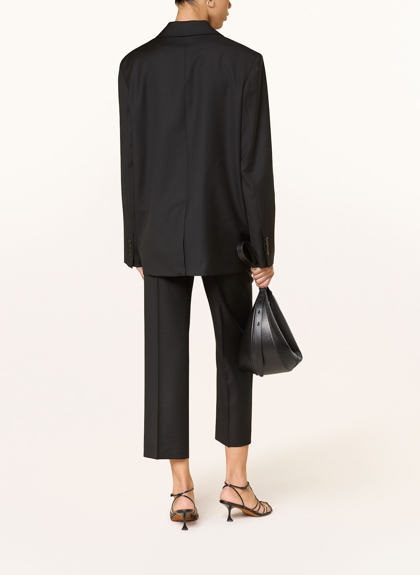 LOULOU DE SAISON Marlenehose TAKAROA: SCHWARZ