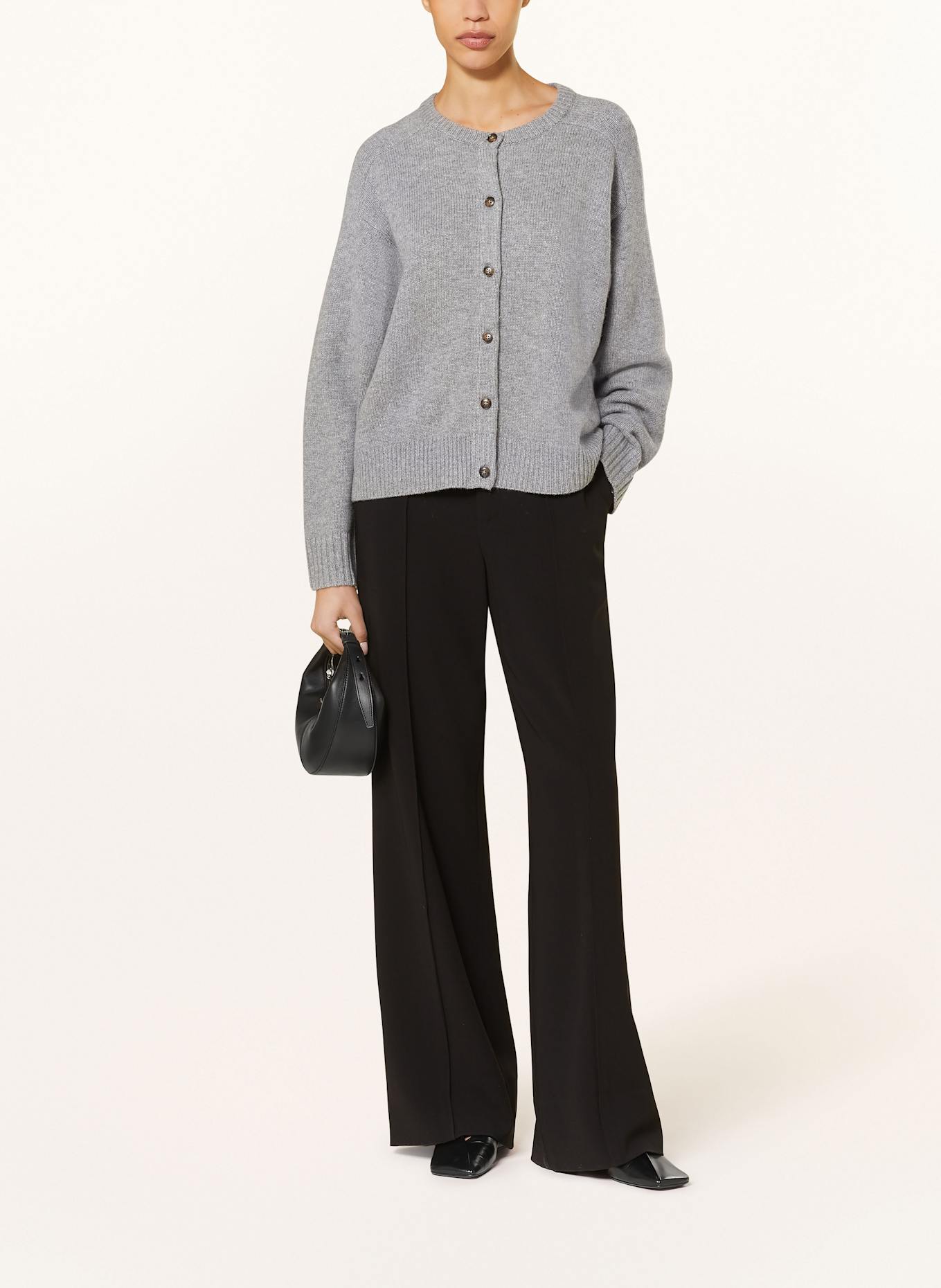 LOULOU STUDIO Strickjacke AIDAR: GRAU (Bild 2)