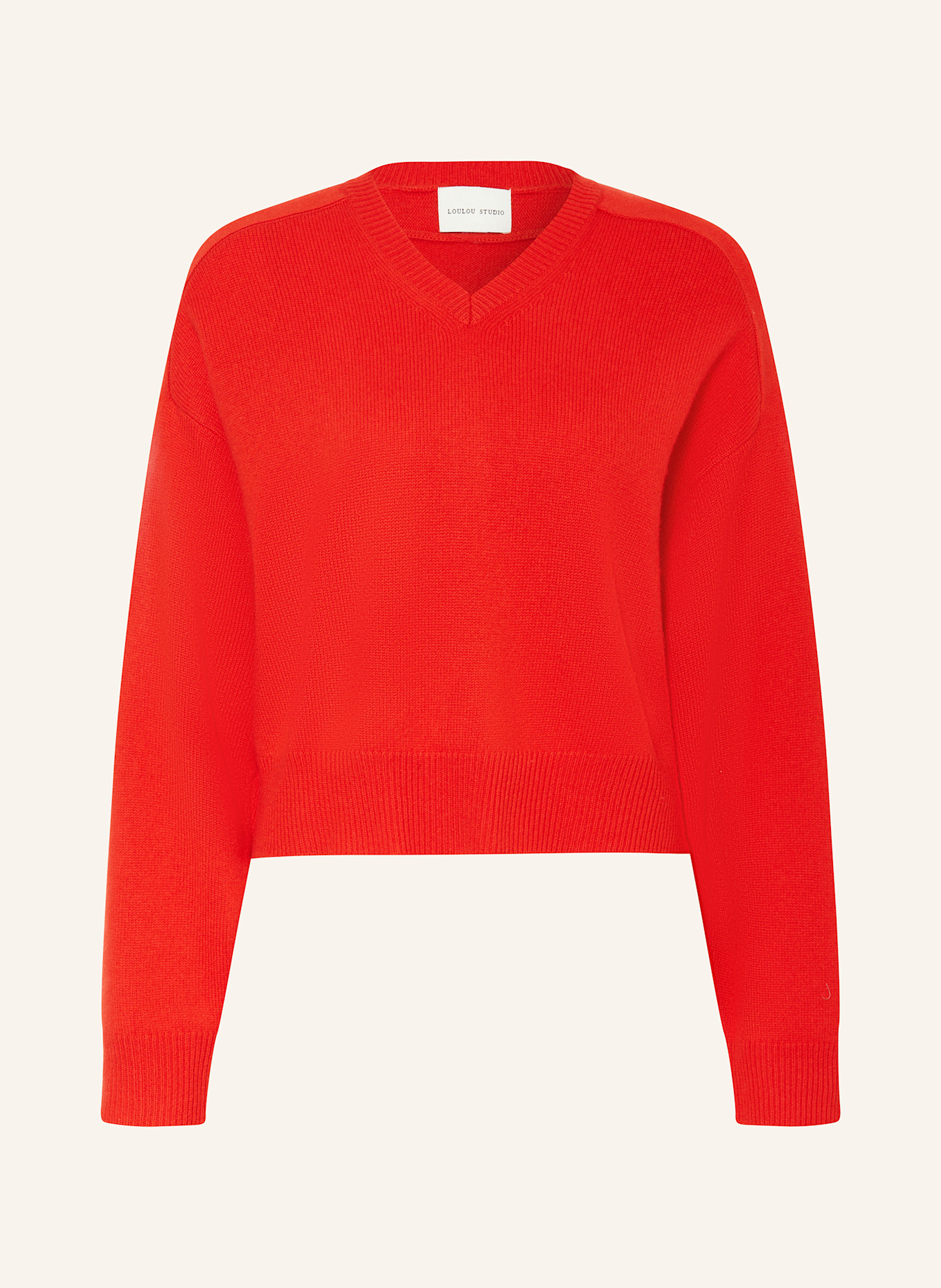LOULOU STUDIO Cashmere-Pullover ANZOR: ROT (Bild 1)