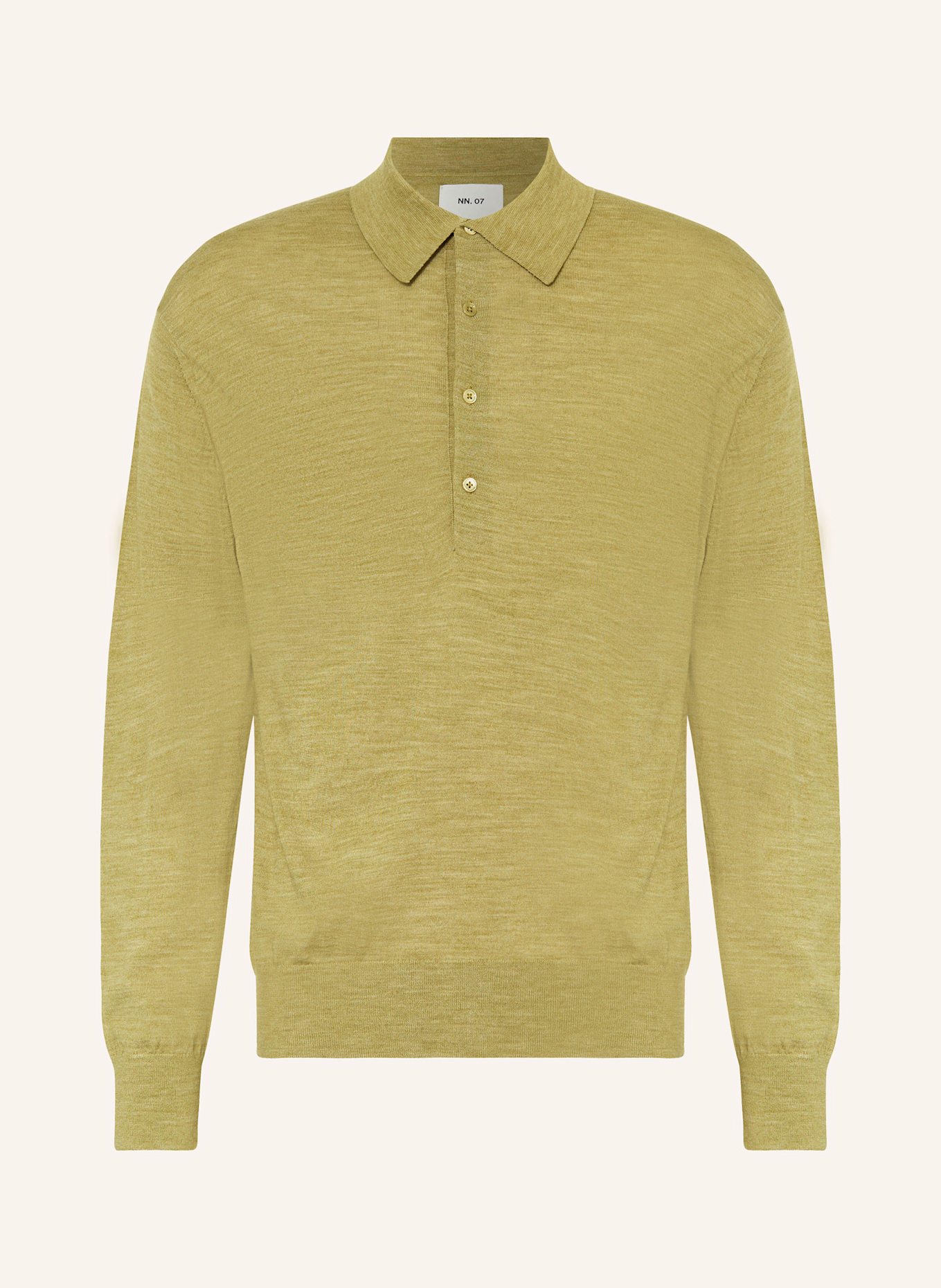 NN.07 Úpletová polokošile RAYMOND: TMAVĚ ZELENÁ