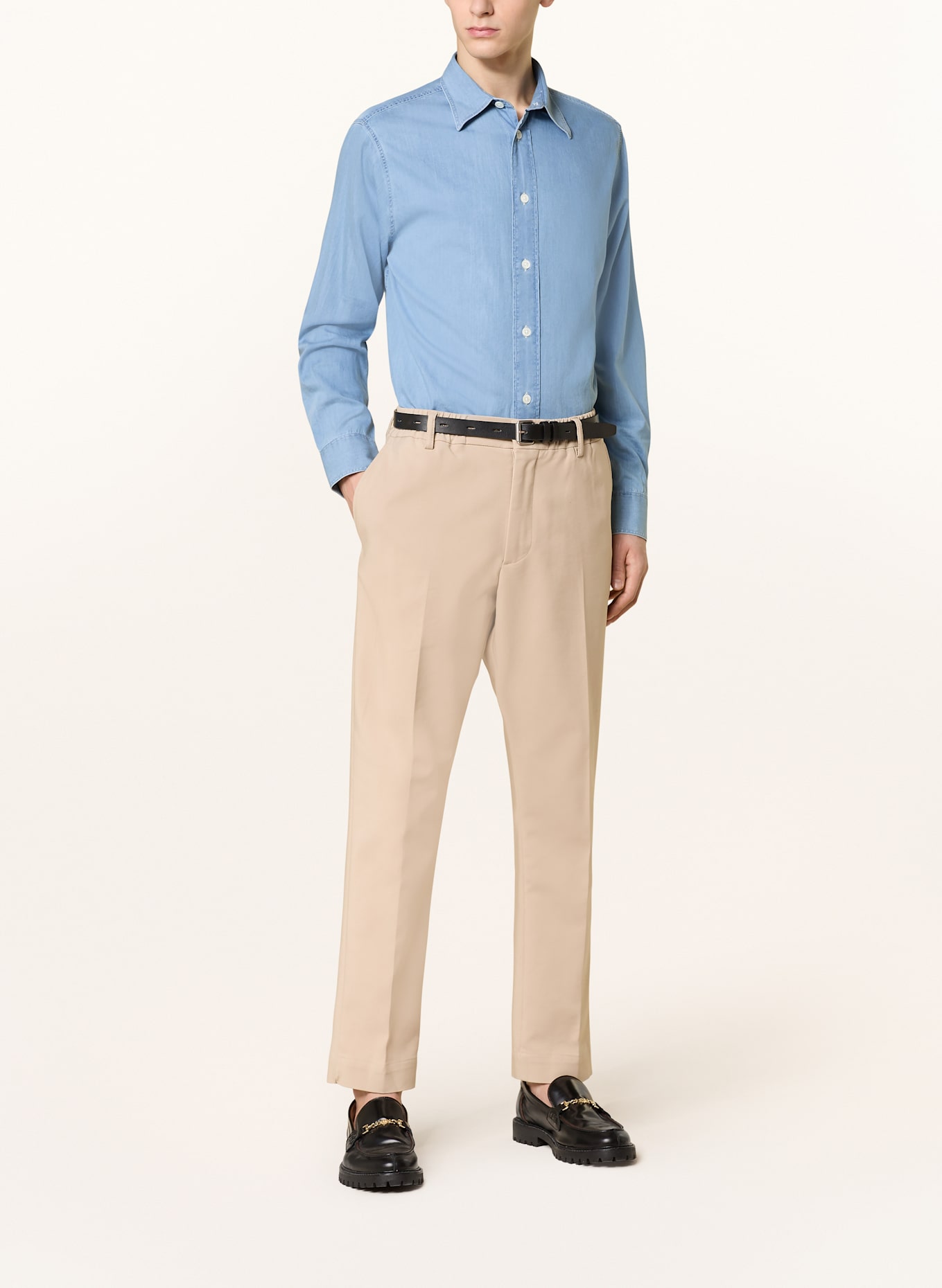 NN.07 Košile COLBY Comfort Fit: TMAVĚ MODRÁ