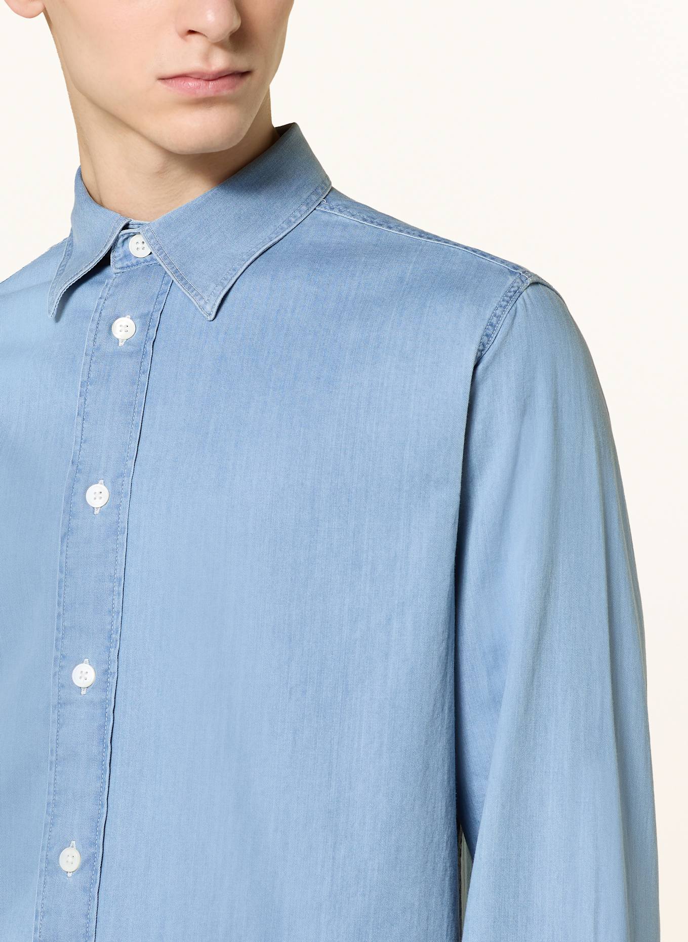 NN.07 Košile COLBY Comfort Fit: TMAVĚ MODRÁ