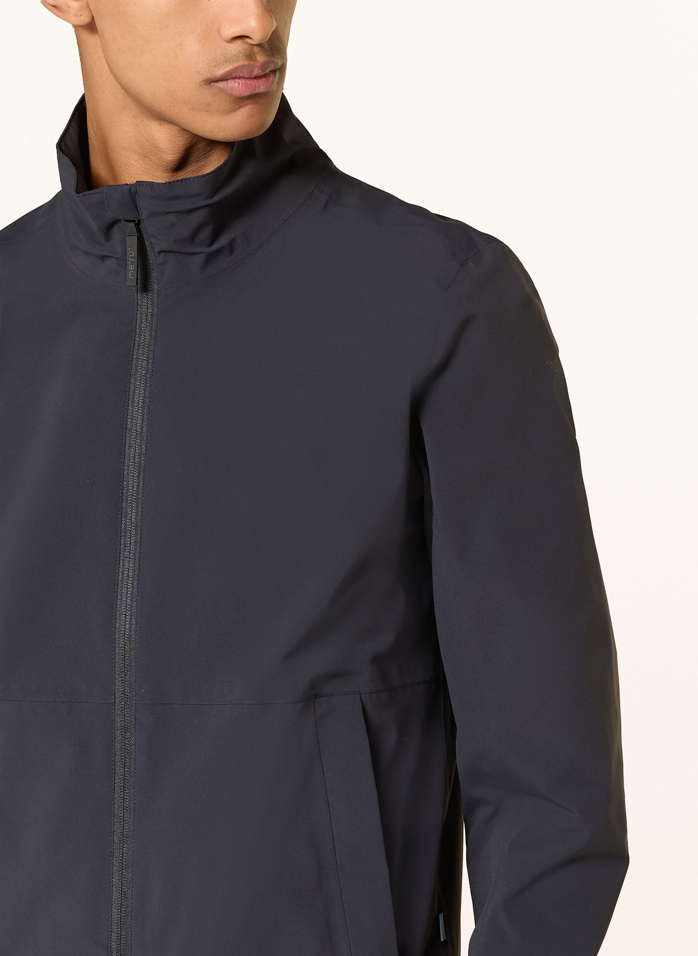 me°ru' BARKPAN outdoor jacket: DARK GRAY