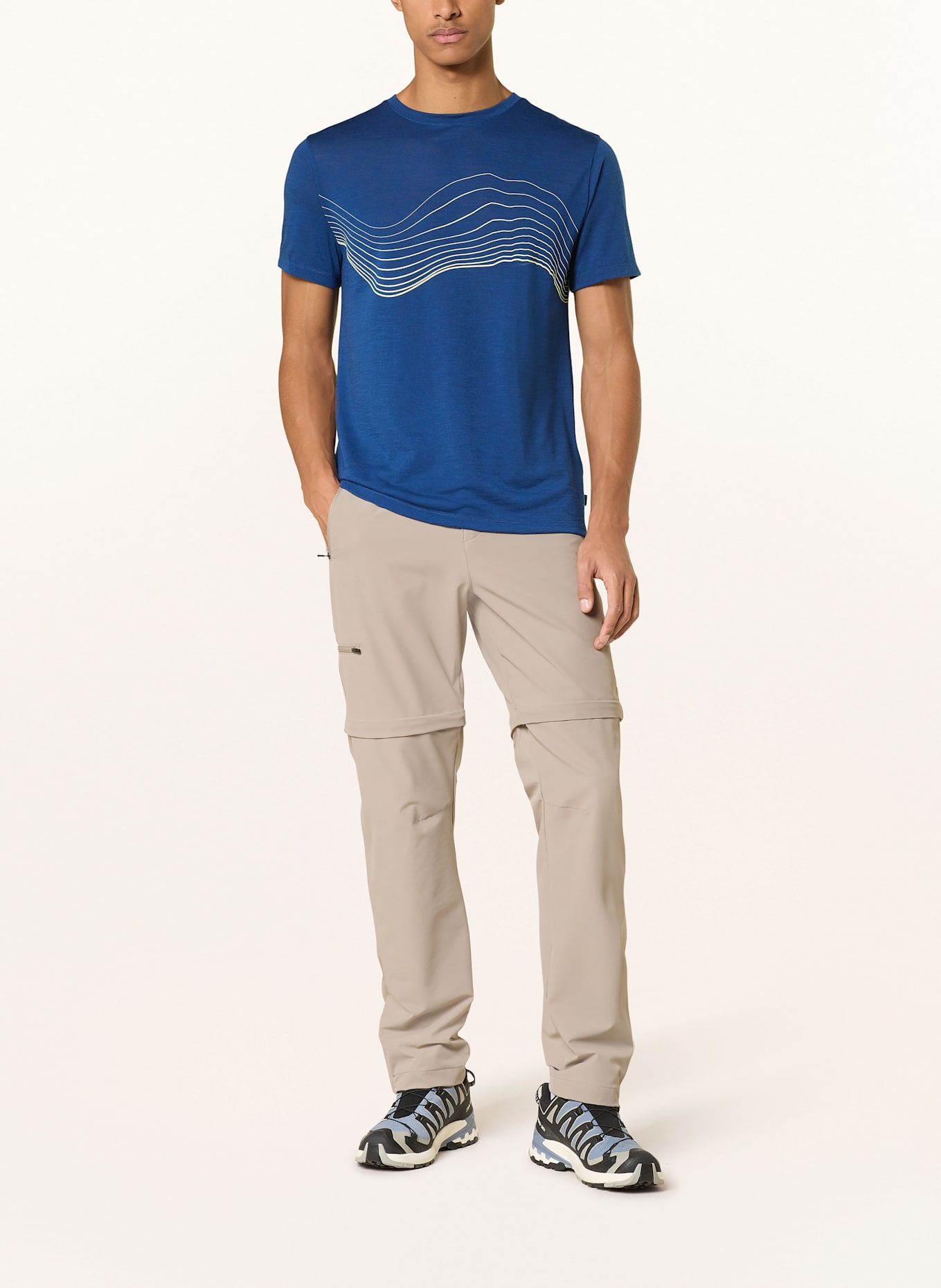 me°ru' T-shirt BUSTOS: BLAUW