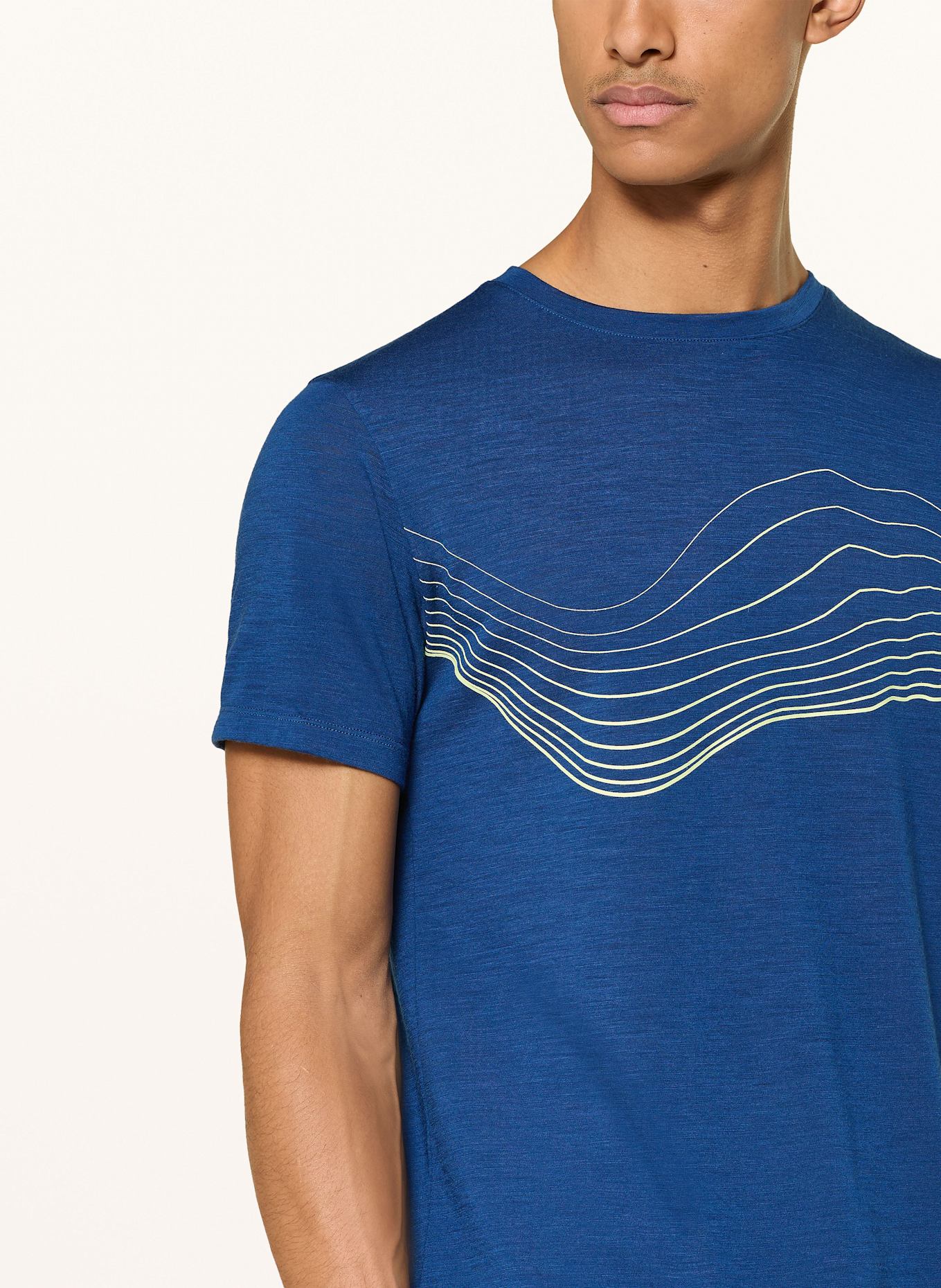 me°ru' T-shirt BUSTOS: BLAUW