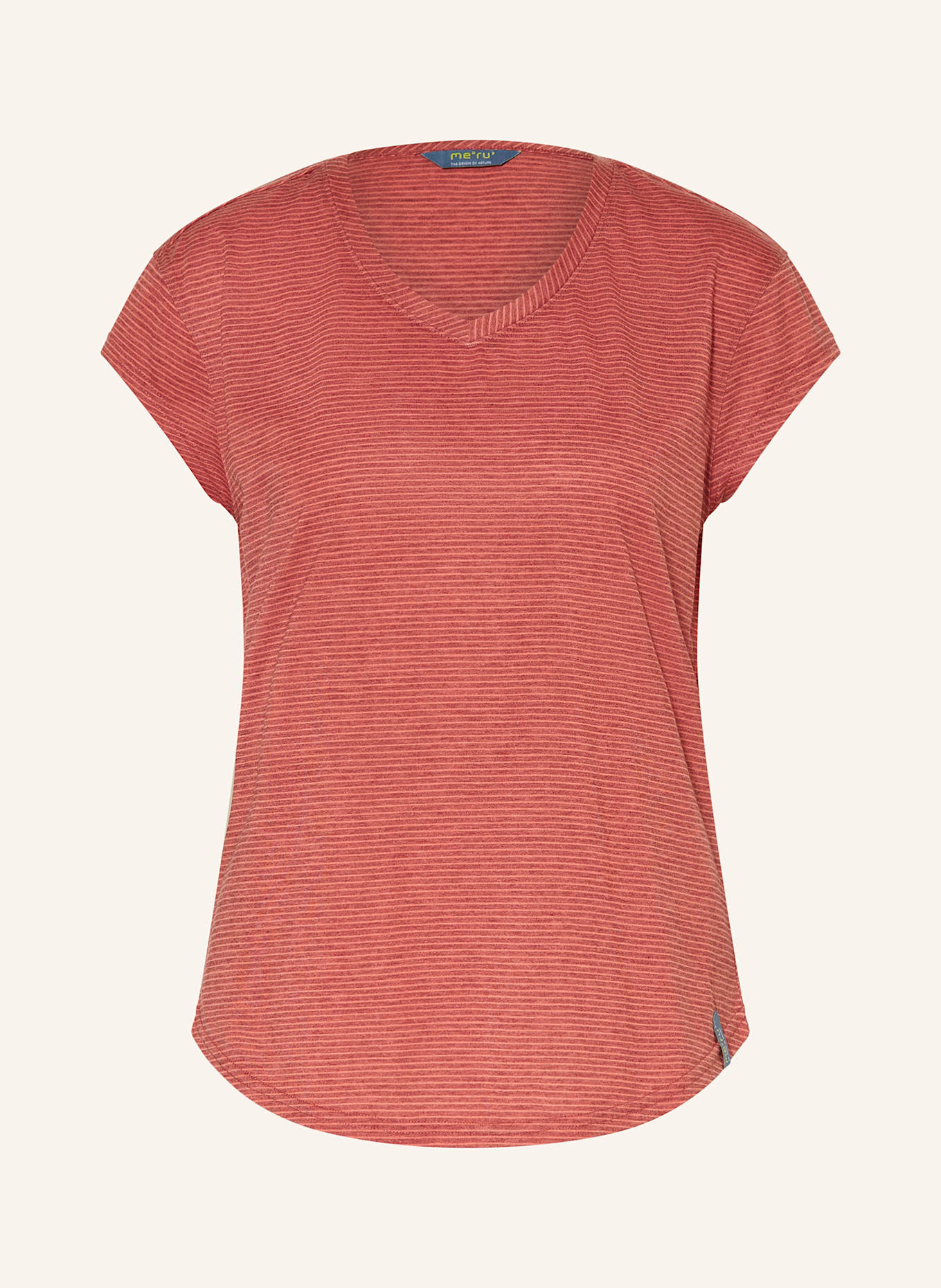 me°ru' T-shirt RUNDU: LIGHT RED