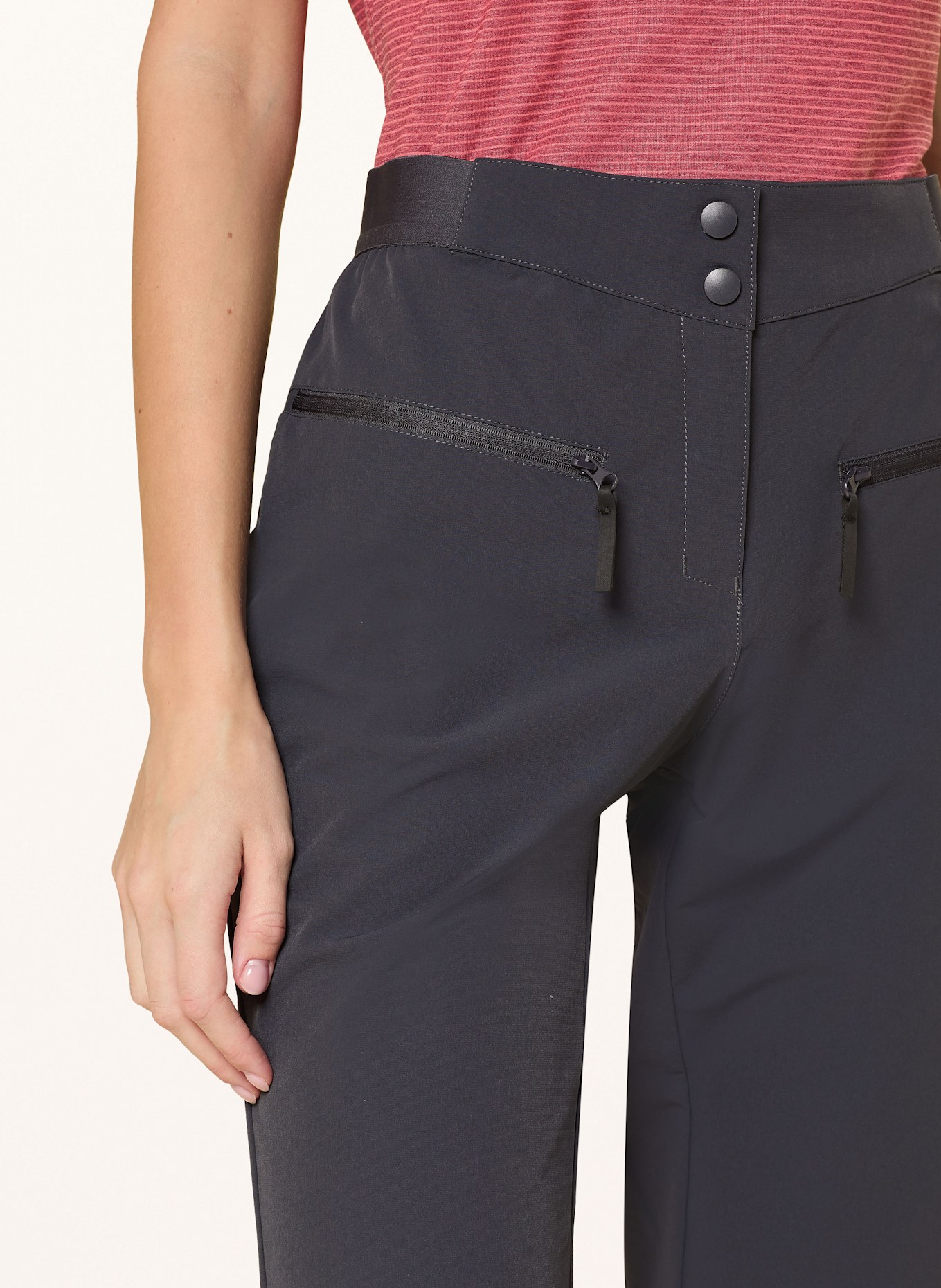 me°ru' 3/4-Trekkinghose MAIDENHEAD: DUNKELGRAU