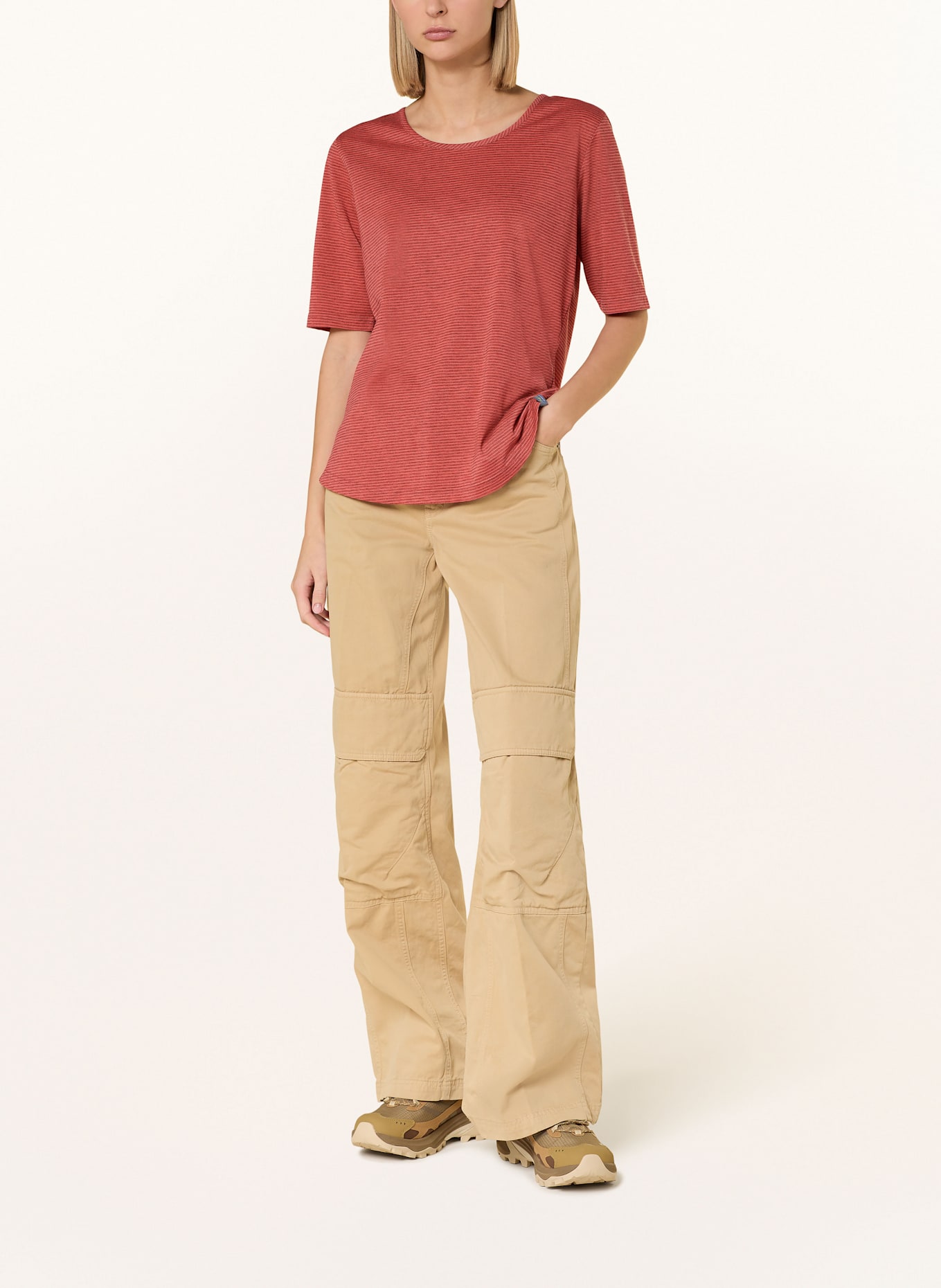 me°ru' T-Shirt RUNDU: HELLROT