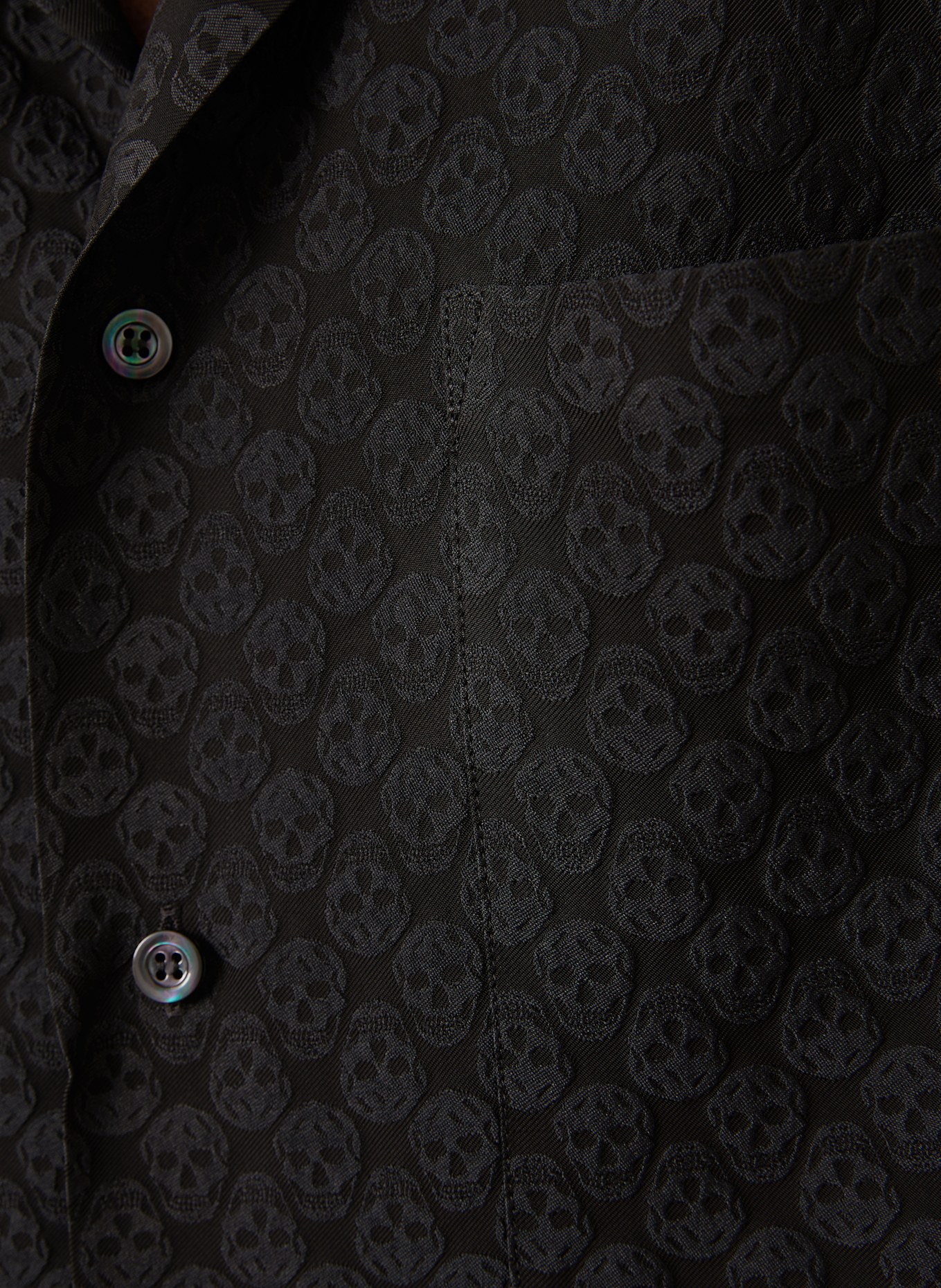 McQUEEN Resorthemd: SCHWARZ