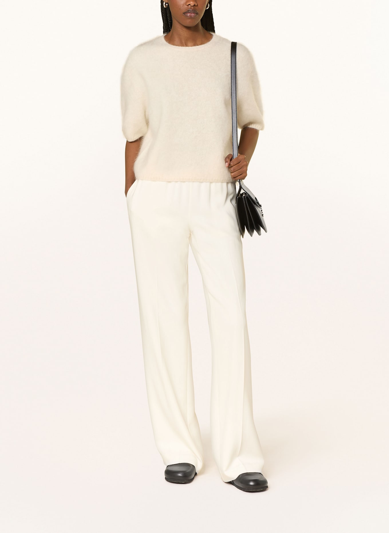 ALMADA LABEL Strickshirt FEI aus Cashmere: CREME