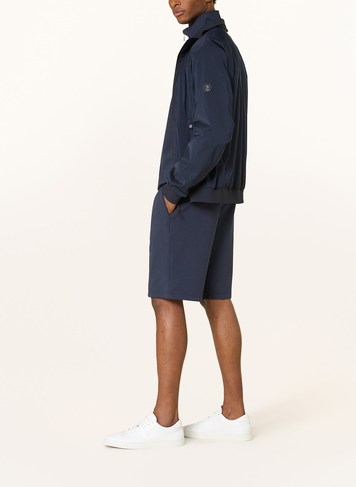 BOGNER RAY jersey shorts: DARK BLUE