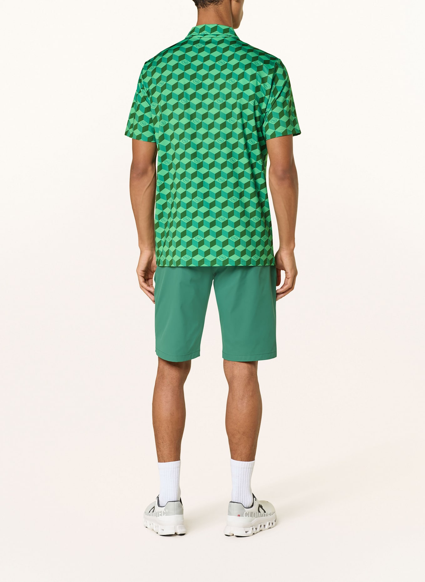 BOGNER Funktions-Poloshirt TAMIRO: GRÜN / HELLGRÜN / DUNKELGRÜN